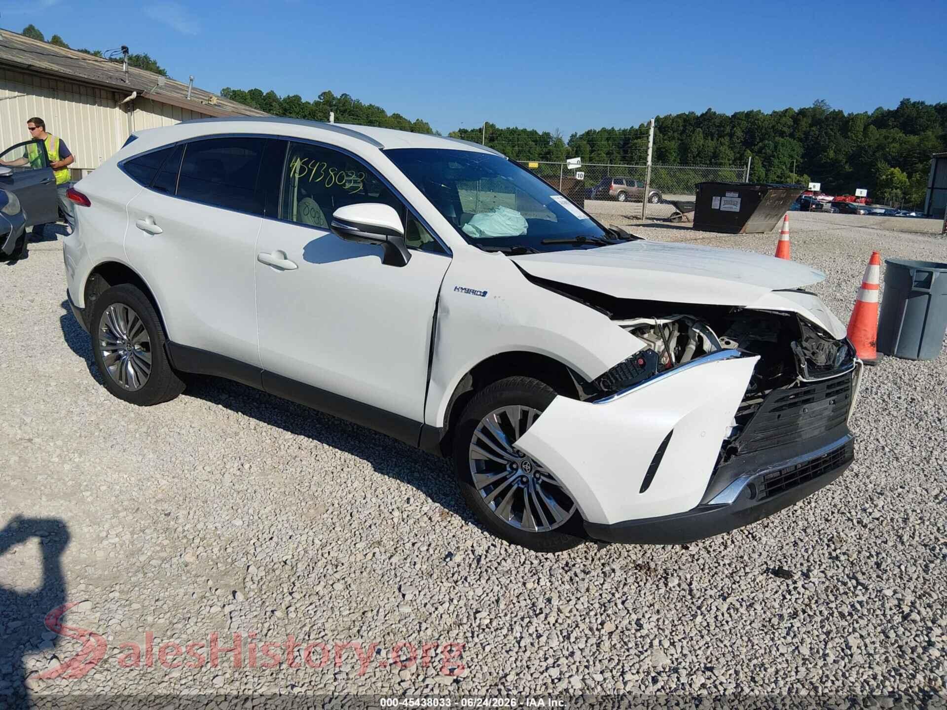 2021 TOYOTA VENZA — VIN JTEAAAAH8MJ082289
