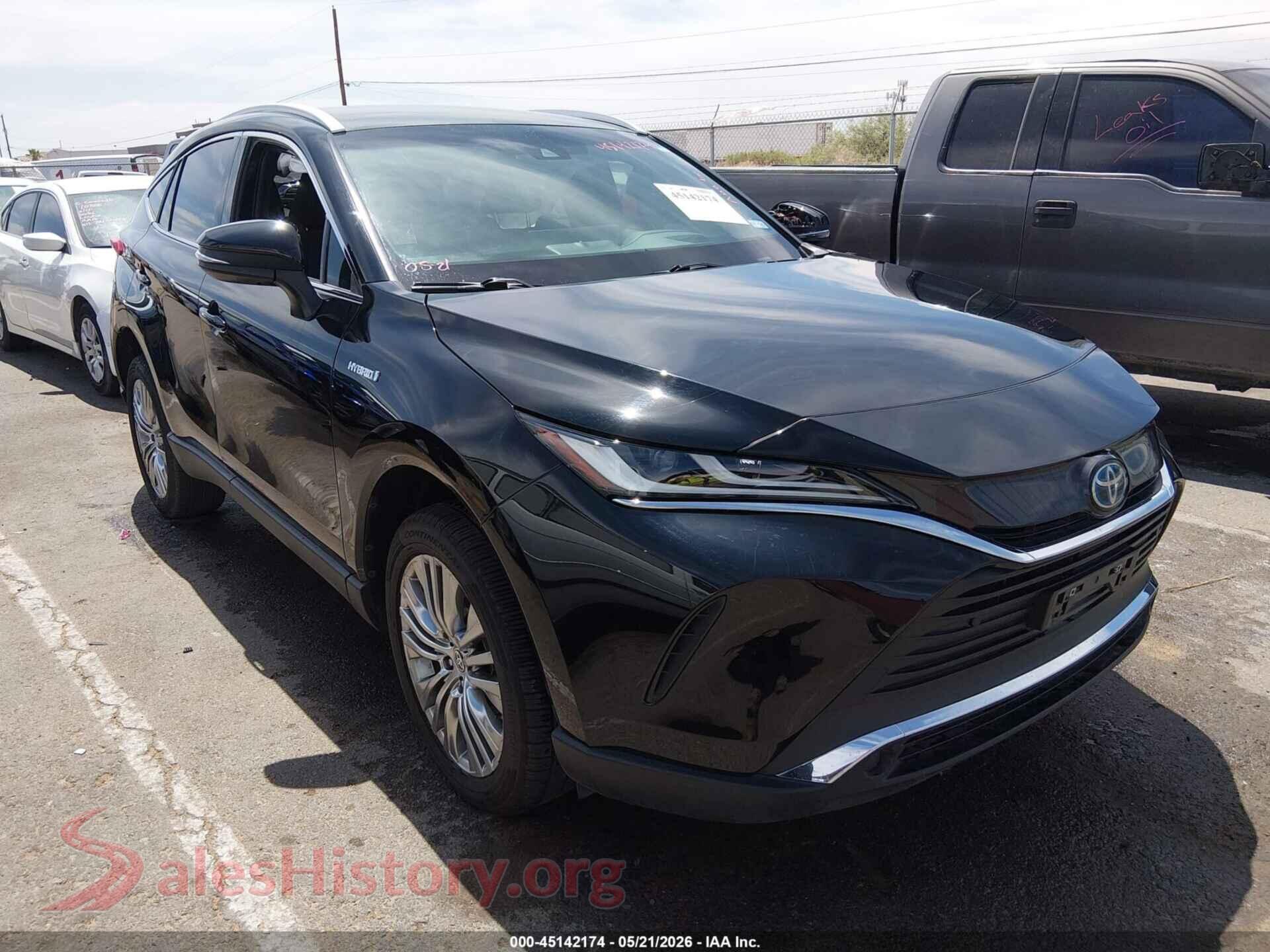 2021 TOYOTA VENZA — VIN JTEAAAAH9MJ011487