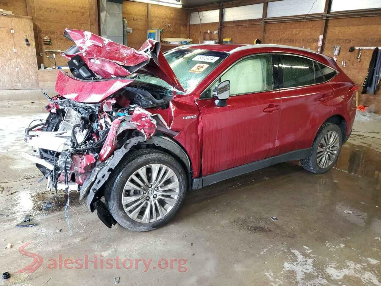 2021 TOYOTA VENZA — VIN JTEAAAAH9MJ055568