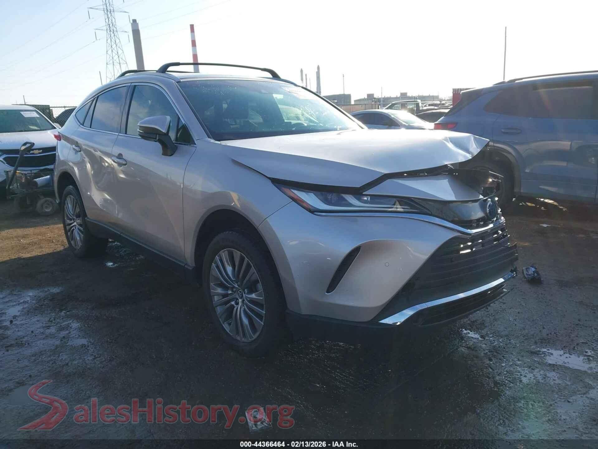 2022 TOYOTA VENZA — VIN JTEAAAAH9NJ095134