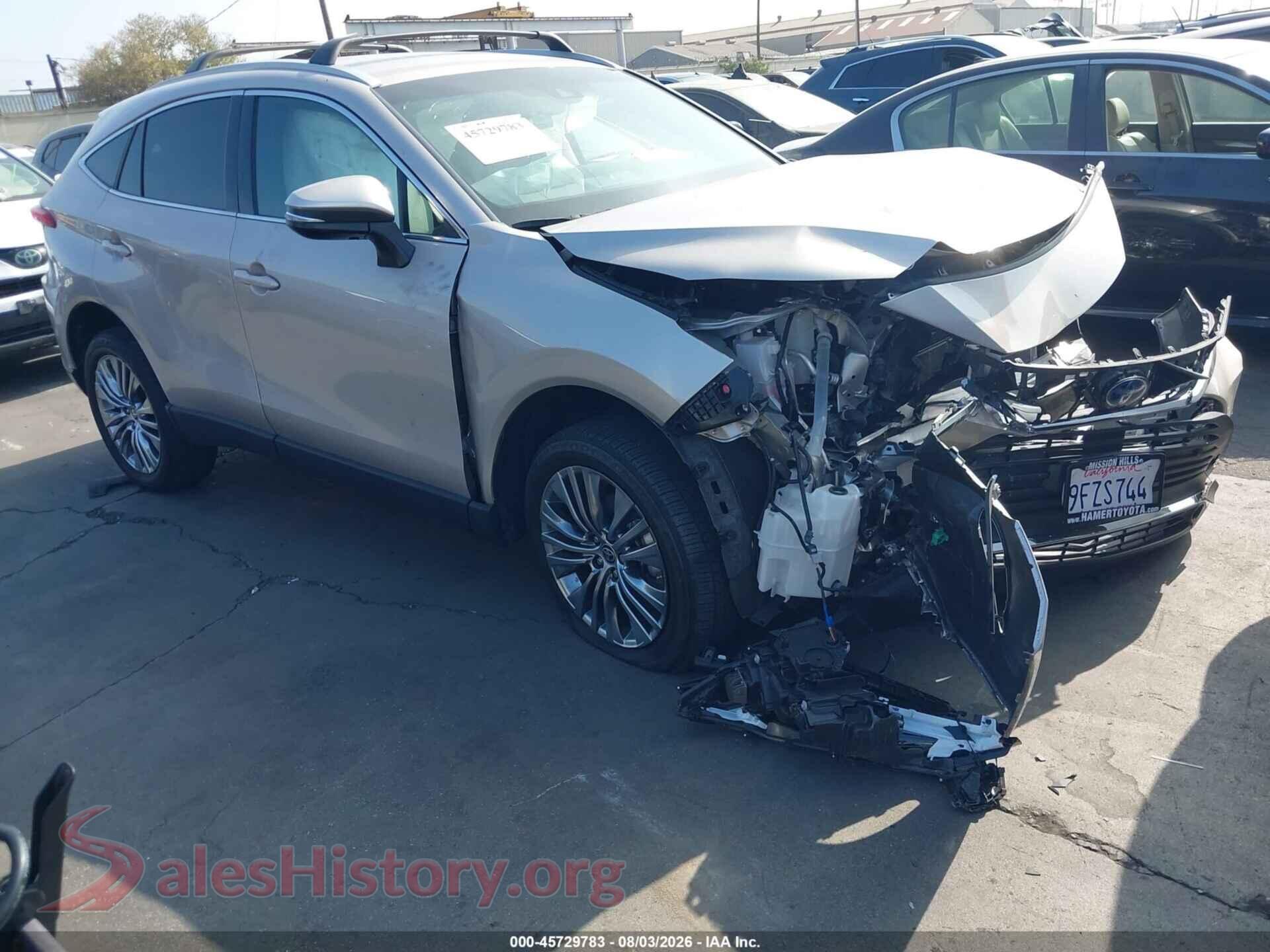 2023 TOYOTA VENZA — VIN JTEAAAAH9PJ130936
