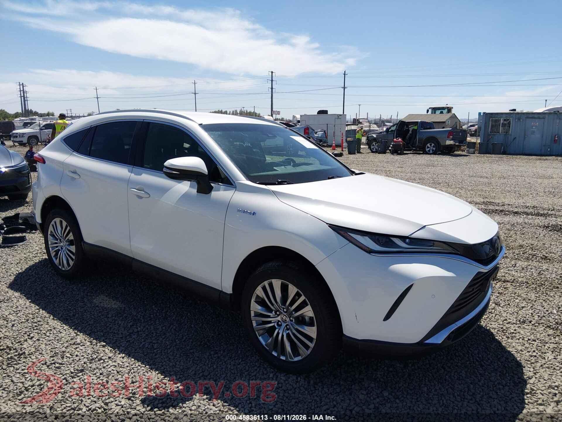 2021 TOYOTA VENZA — VIN JTEAAAAHXMJ022398