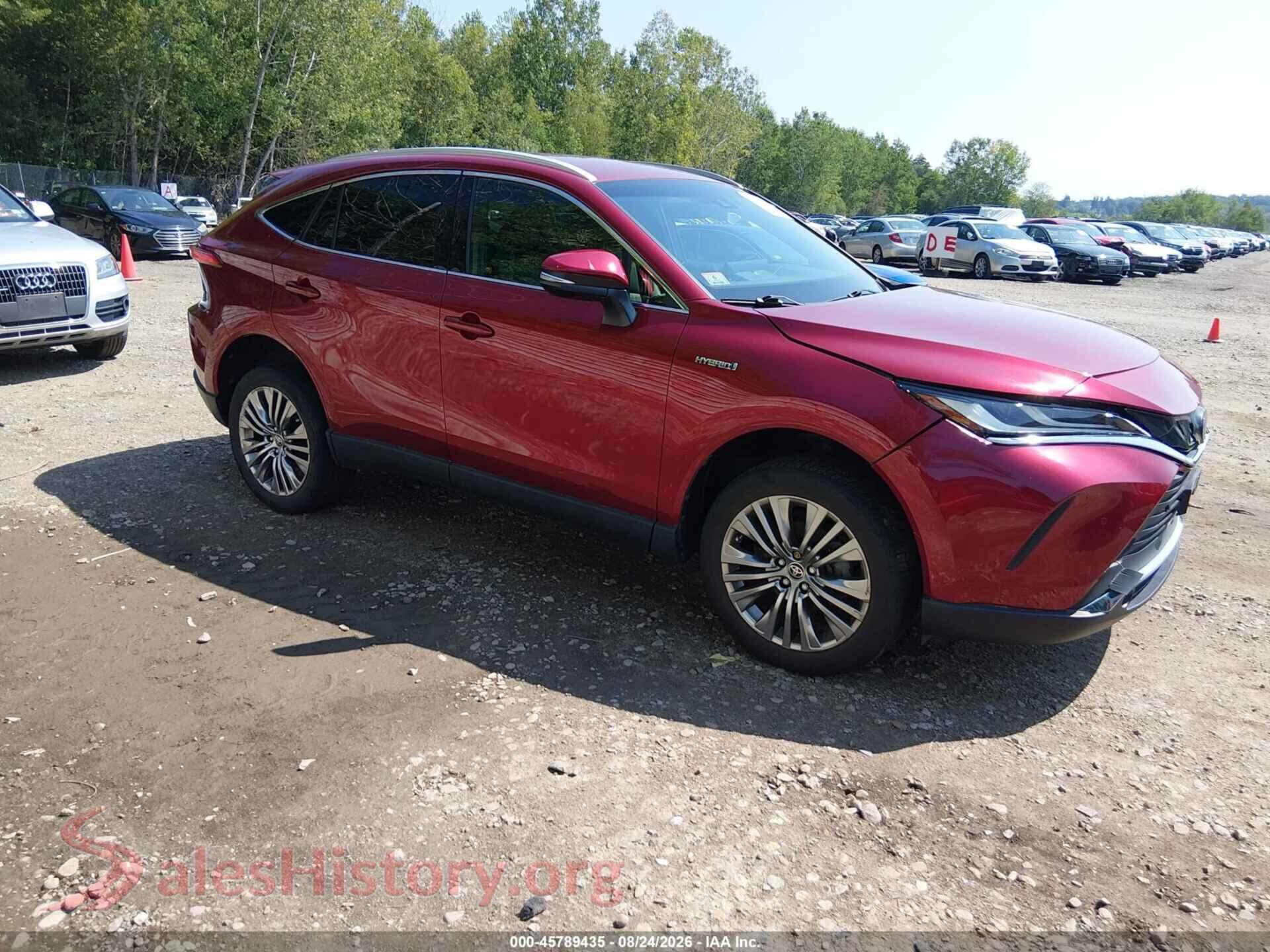 2021 TOYOTA VENZA — VIN JTEAAAAHXMJ076557