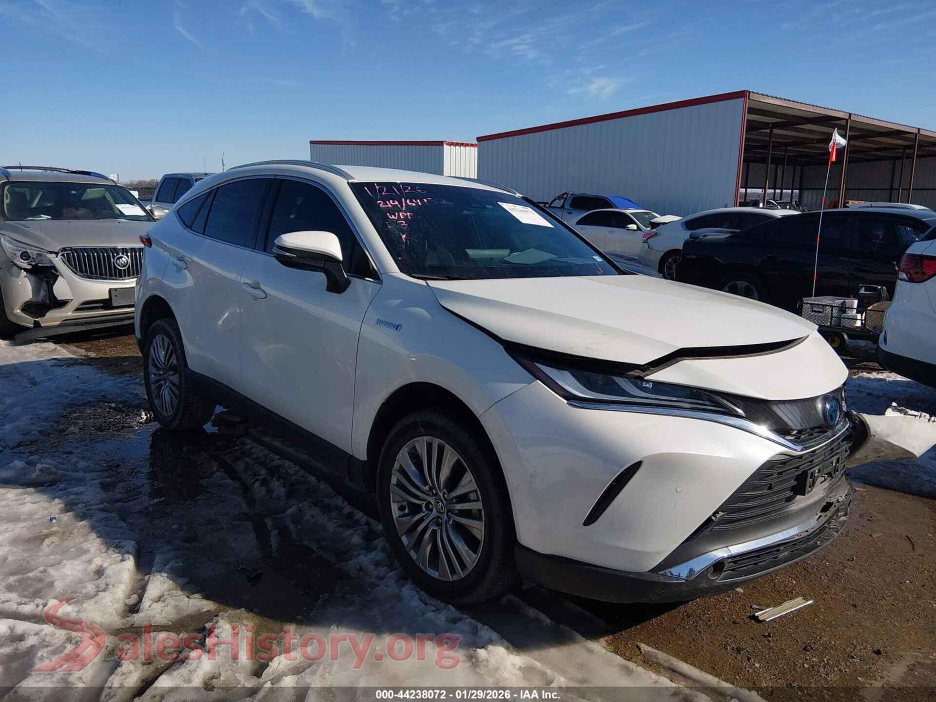 2021 TOYOTA VENZA — VIN JTEAAAAHXMJ085789