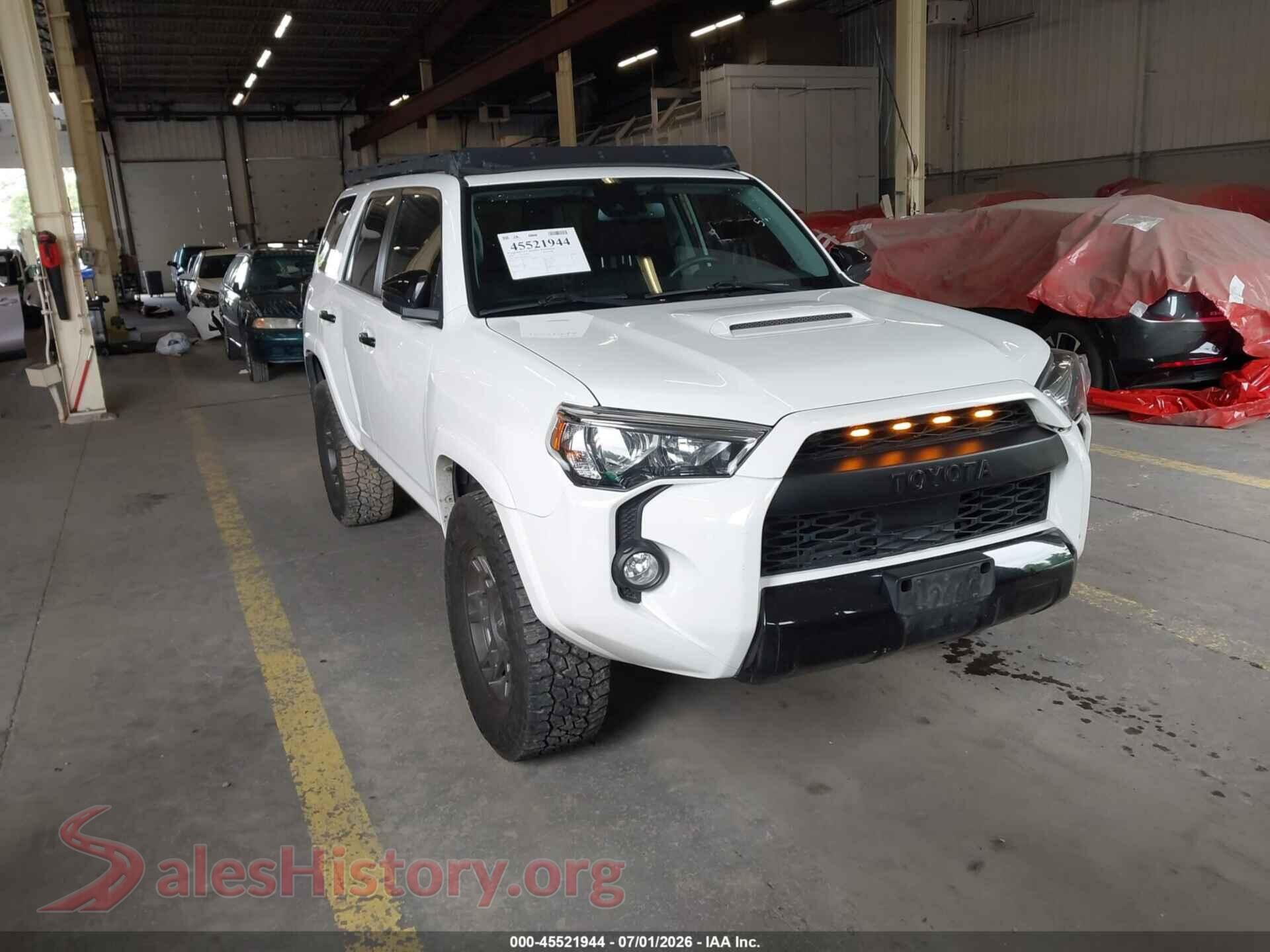 2020 TOYOTA 4RUNNER — VIN JTEBU5JR0L5831122