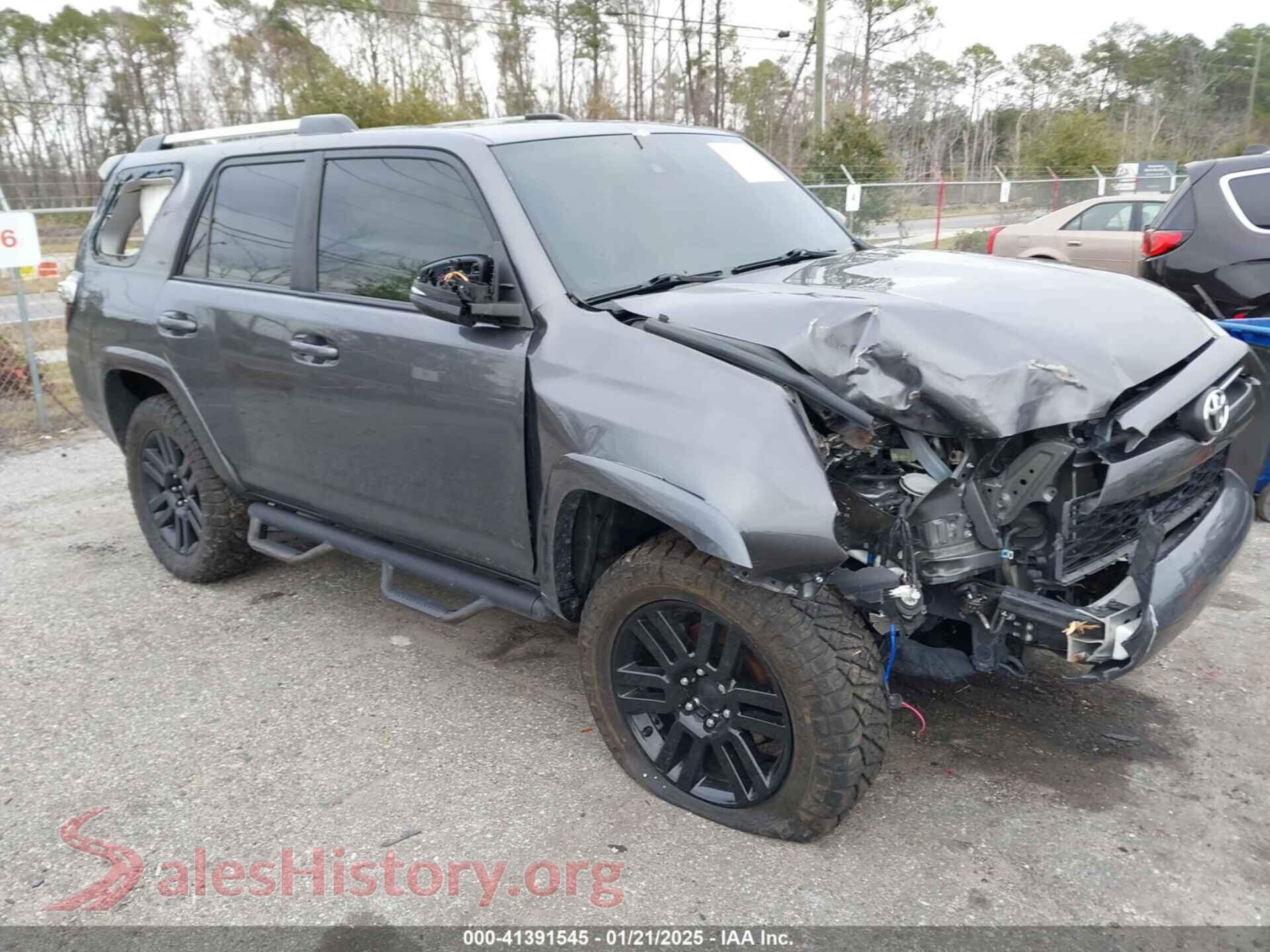 2020 TOYOTA 4RUNNER — VIN JTEBU5JR4L5795726