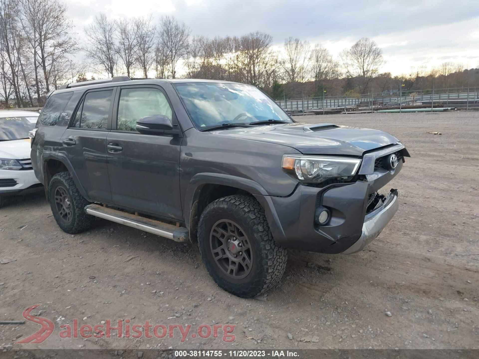 2018 TOYOTA 4RUNNER — VIN JTEBU5JR6J5518587