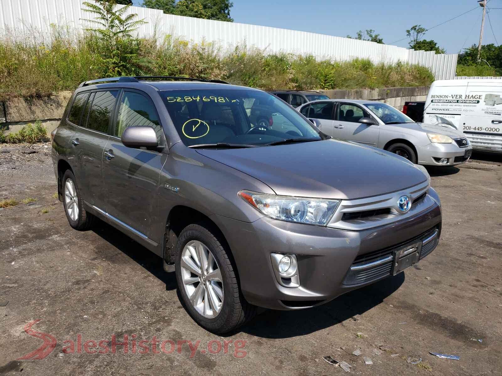 2012 TOYOTA HIGHLANDER — VIN JTEDC3EH4C2008373