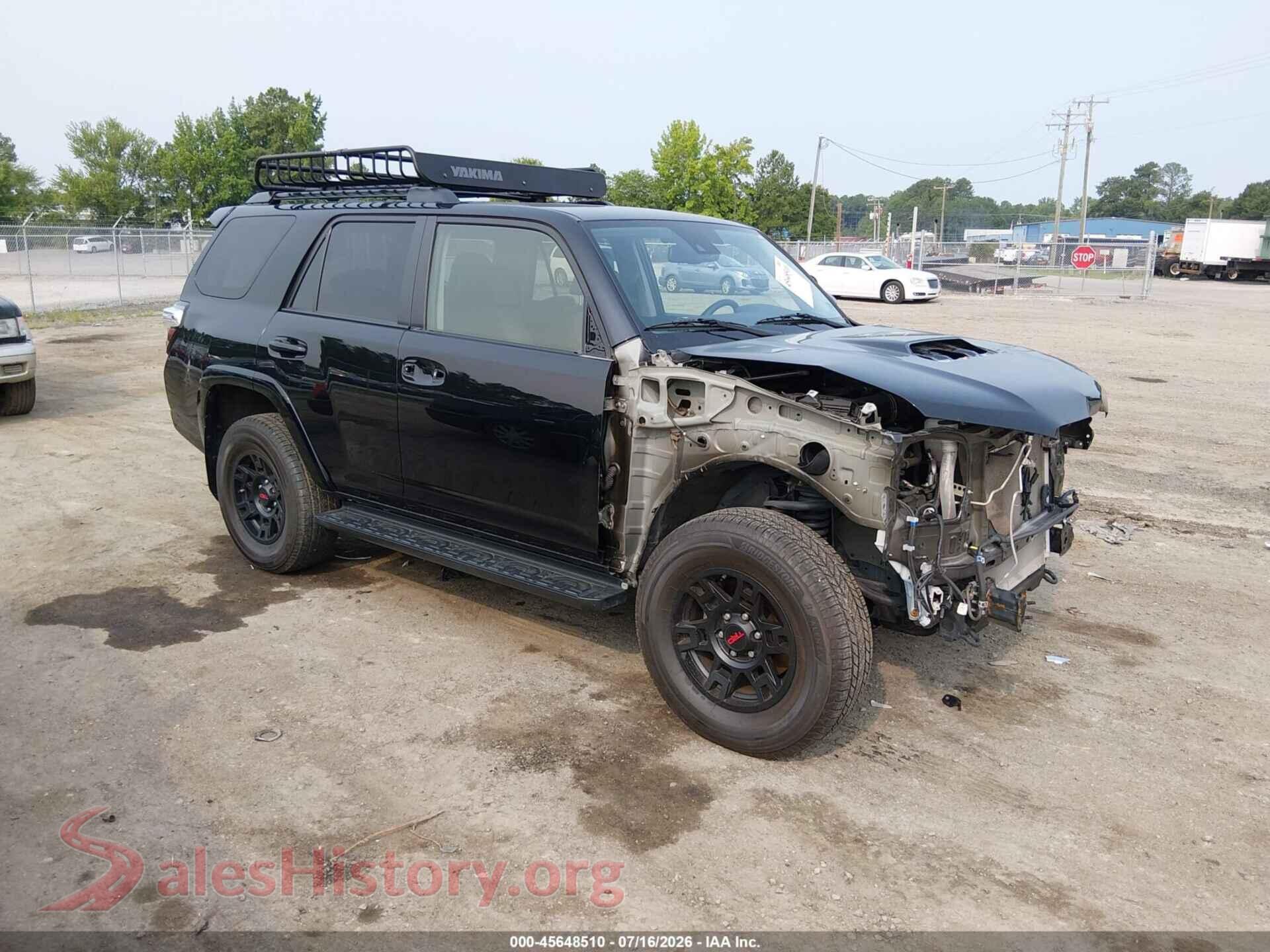 2021 TOYOTA 4RUNNER — VIN JTEHU5JR3M5893190