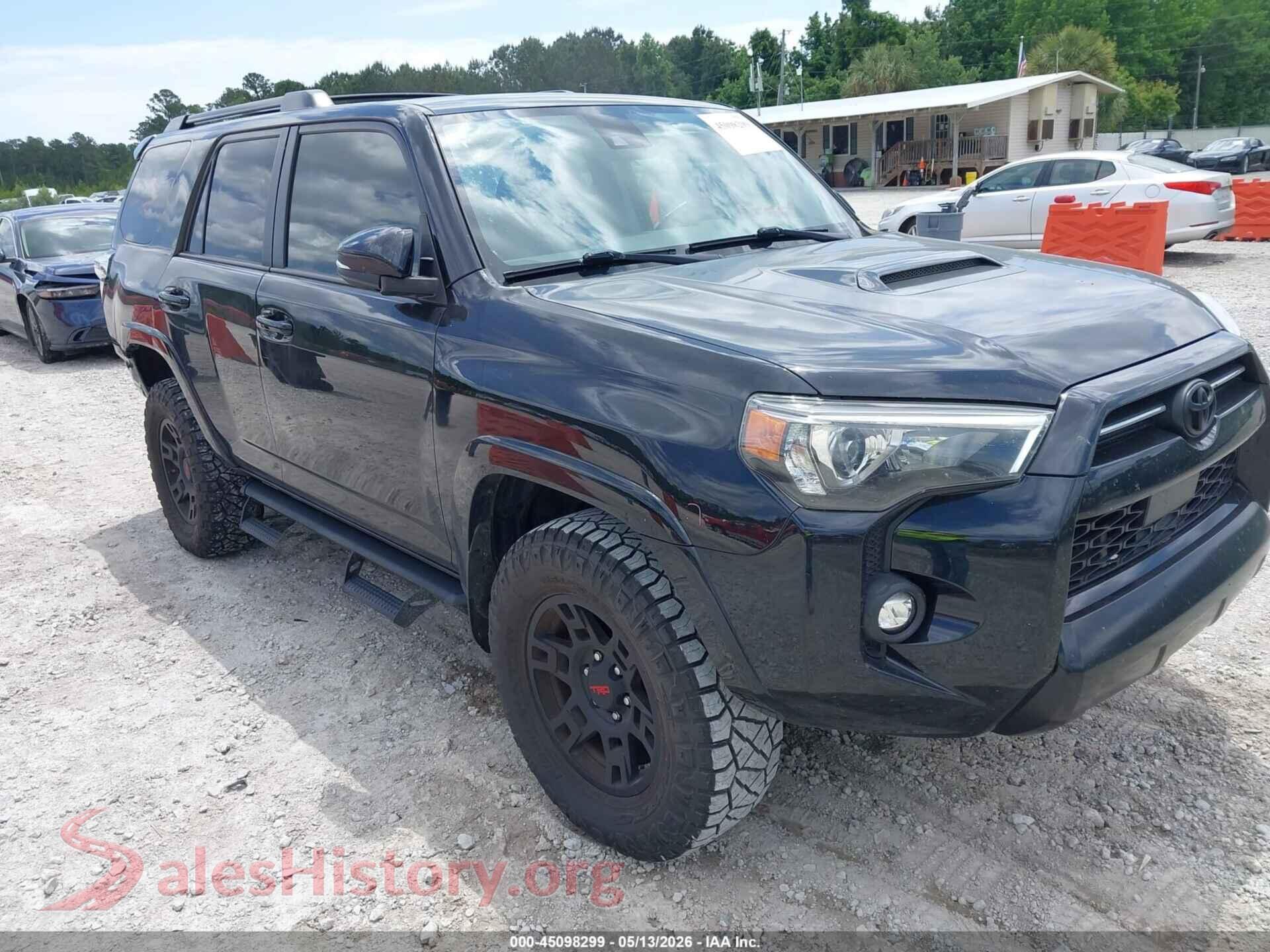 2021 TOYOTA 4RUNNER — VIN JTEHU5JR6M5965001