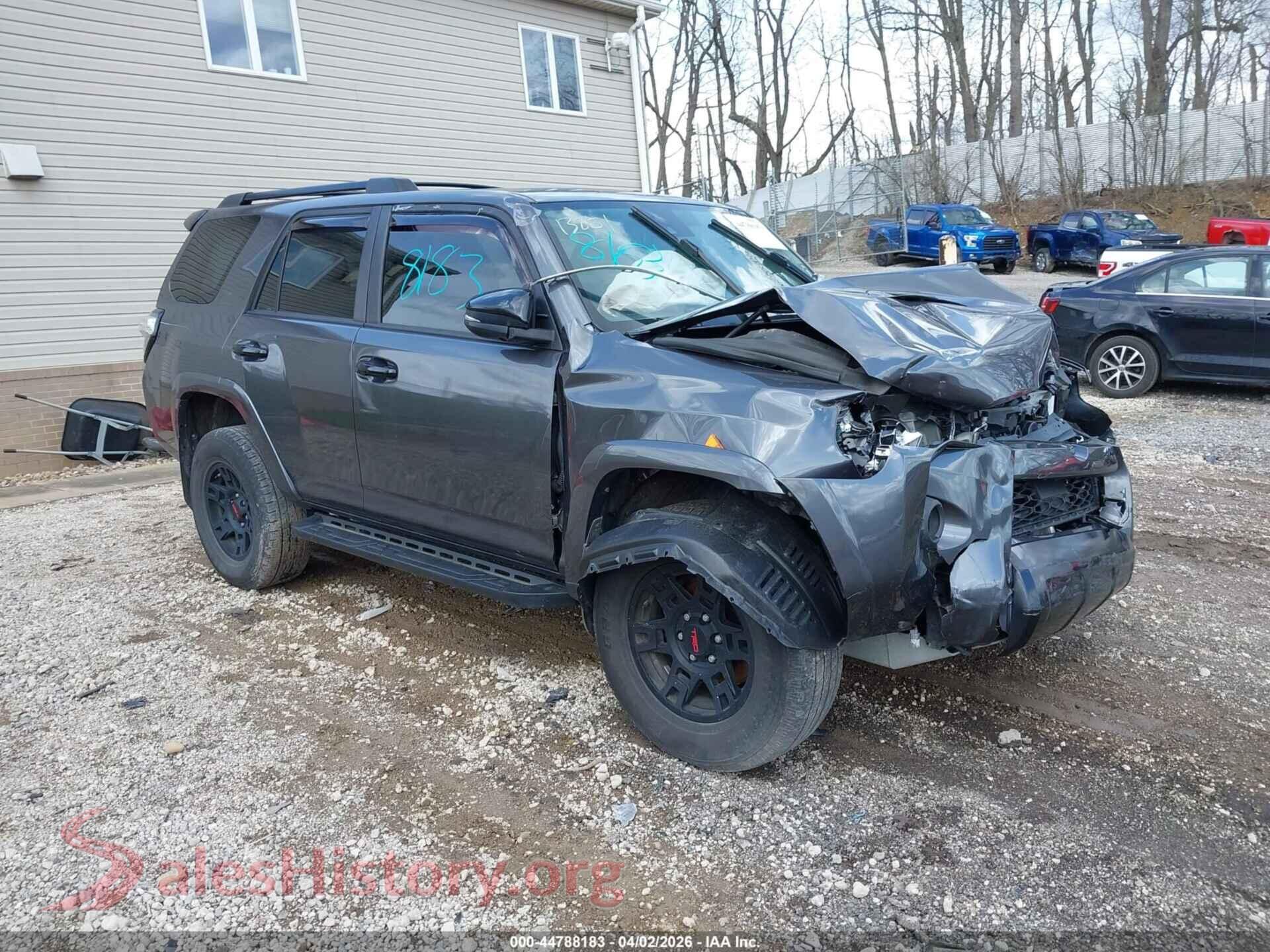 2021 TOYOTA 4RUNNER — VIN JTEHU5JR7M5950796