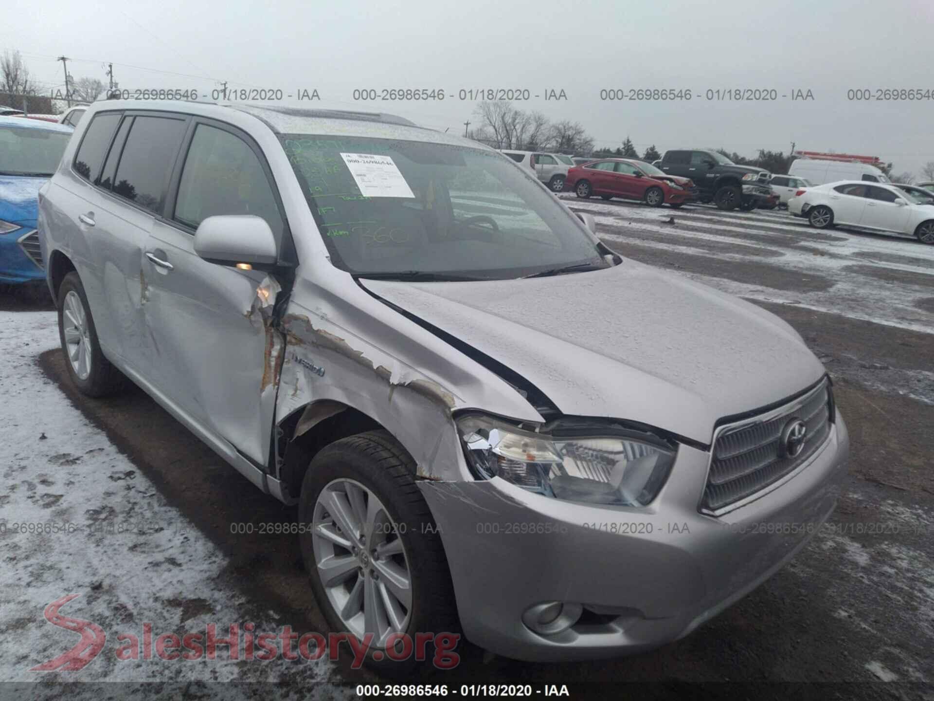 2010 TOYOTA HIGHLANDER — VIN JTEJW3EH4A2043373