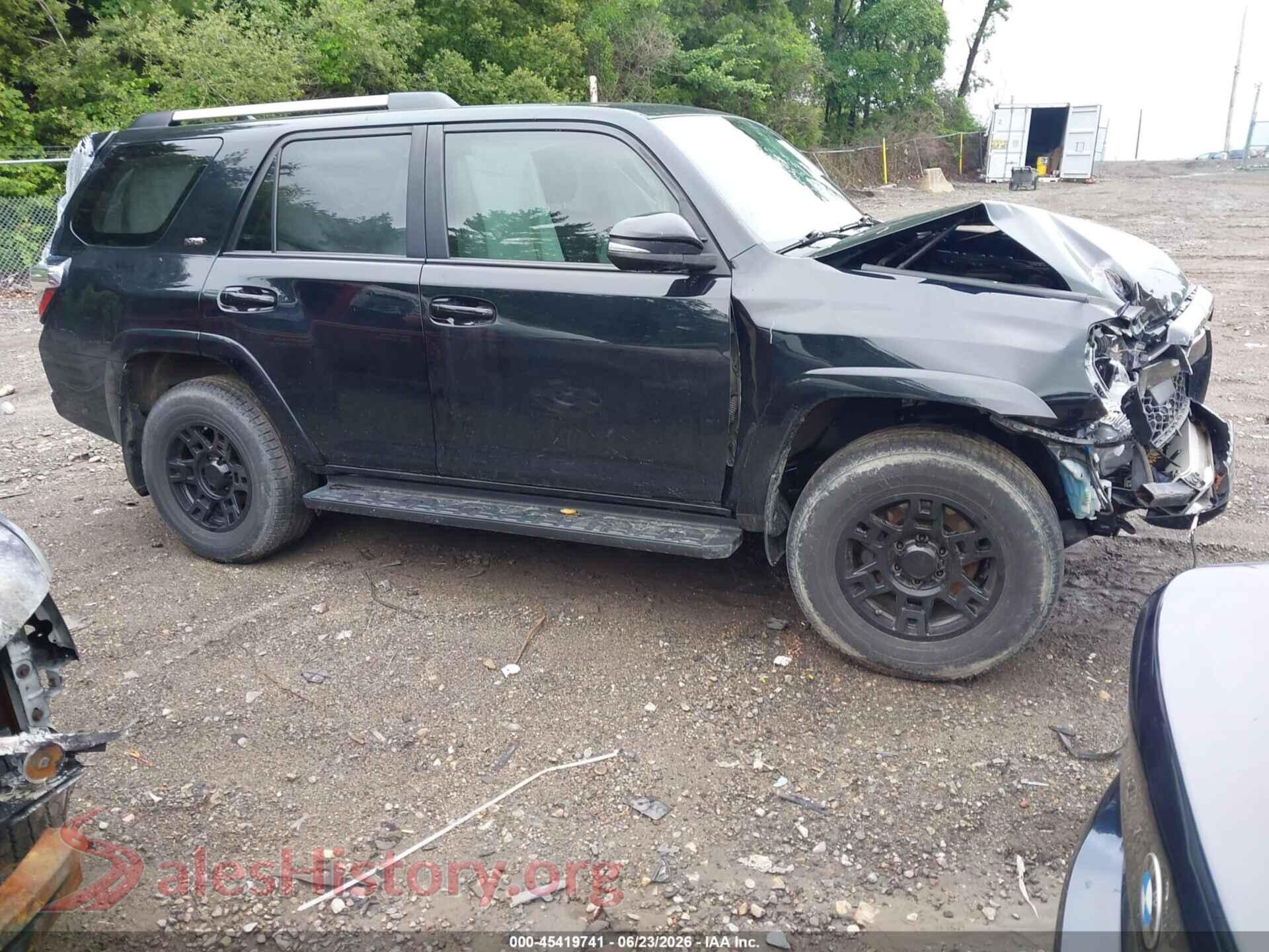 2021 TOYOTA 4RUNNER — VIN JTENU5JR5M5931618