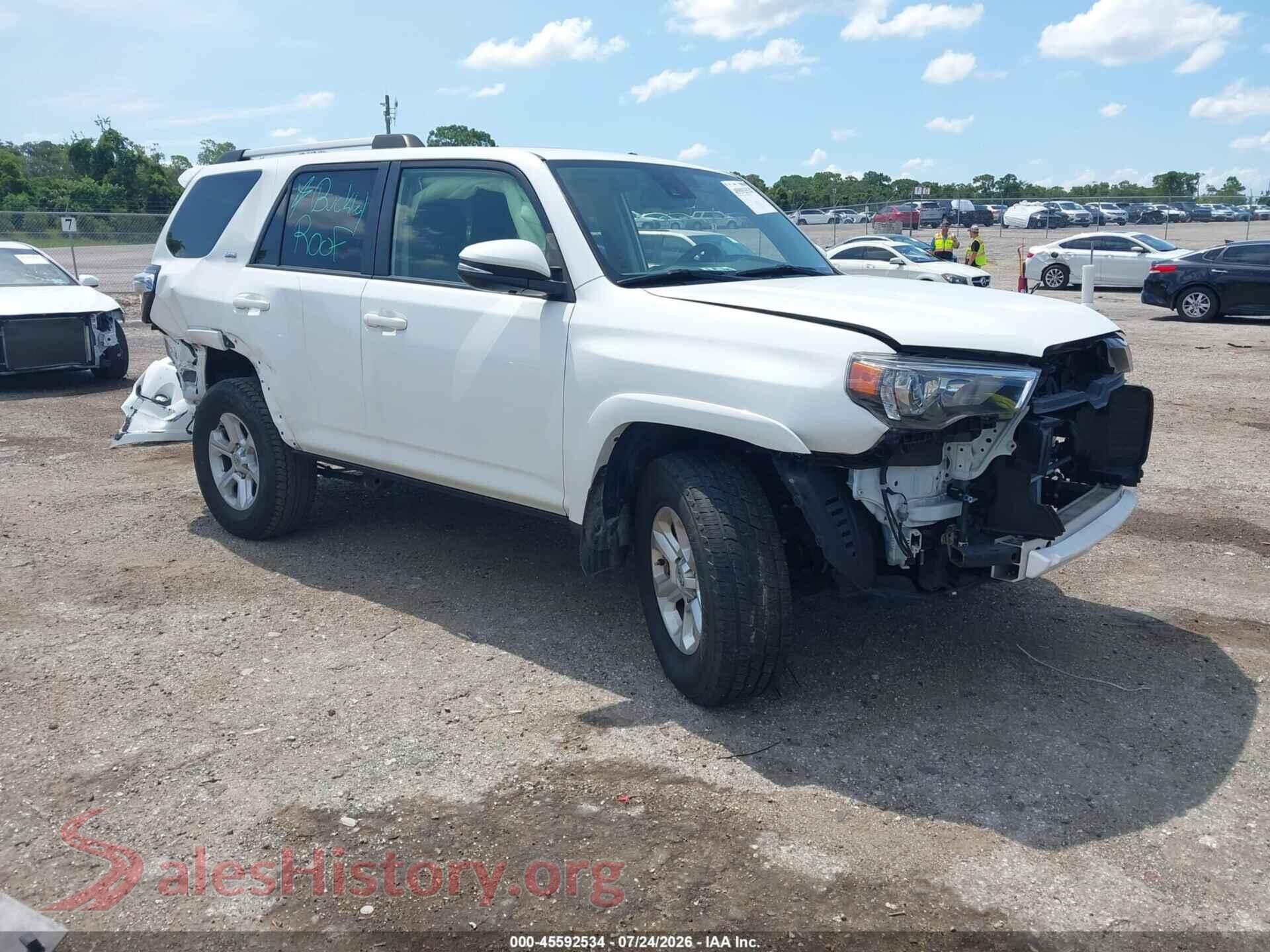 2023 TOYOTA 4RUNNER — VIN JTENU5JR8P6140160