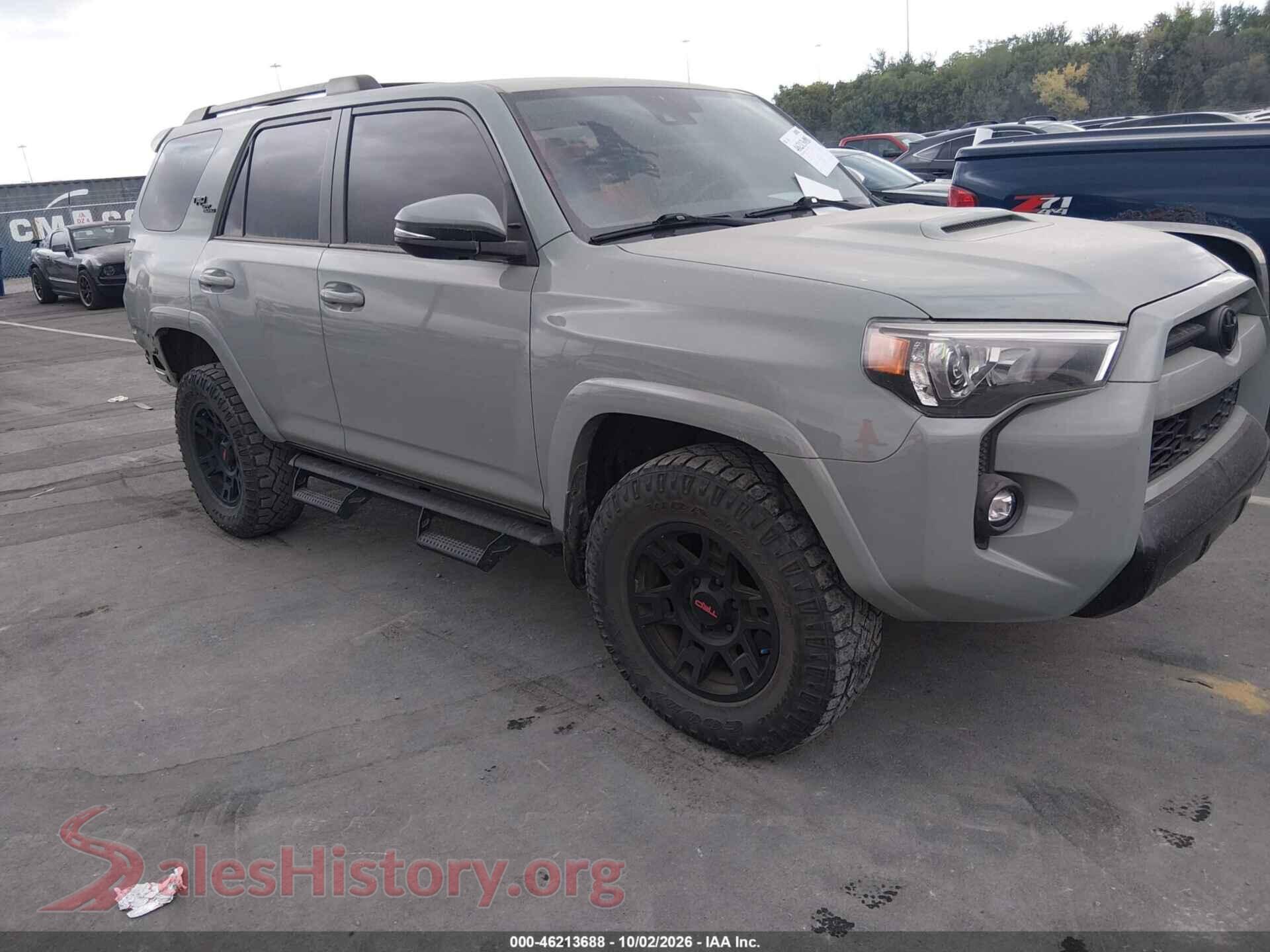 2022 TOYOTA 4RUNNER — VIN JTERU5JR1N6059760