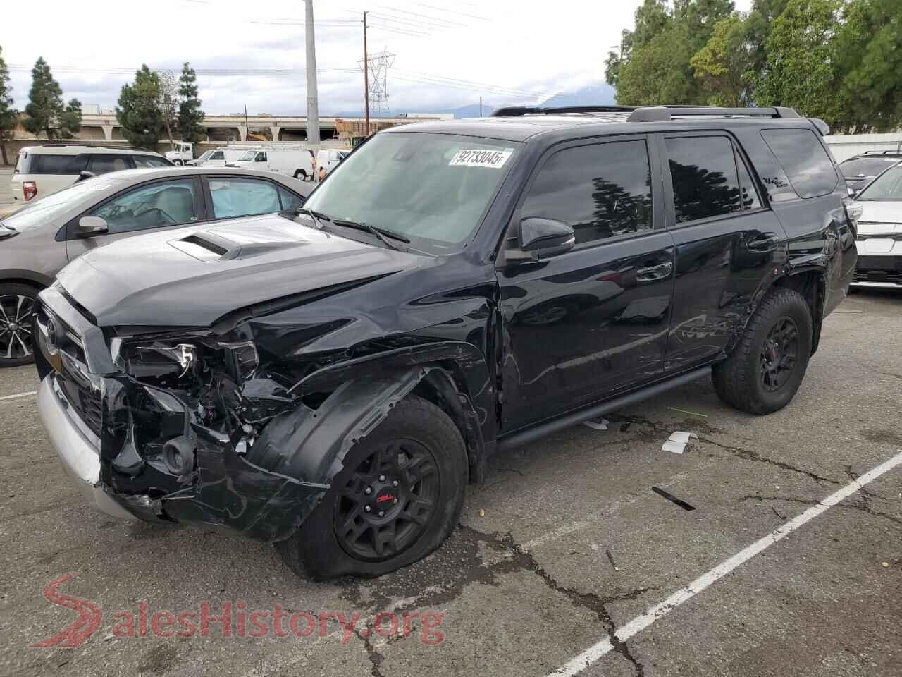 2022 TOYOTA 4RUNNER — VIN JTERU5JR3N6071991
