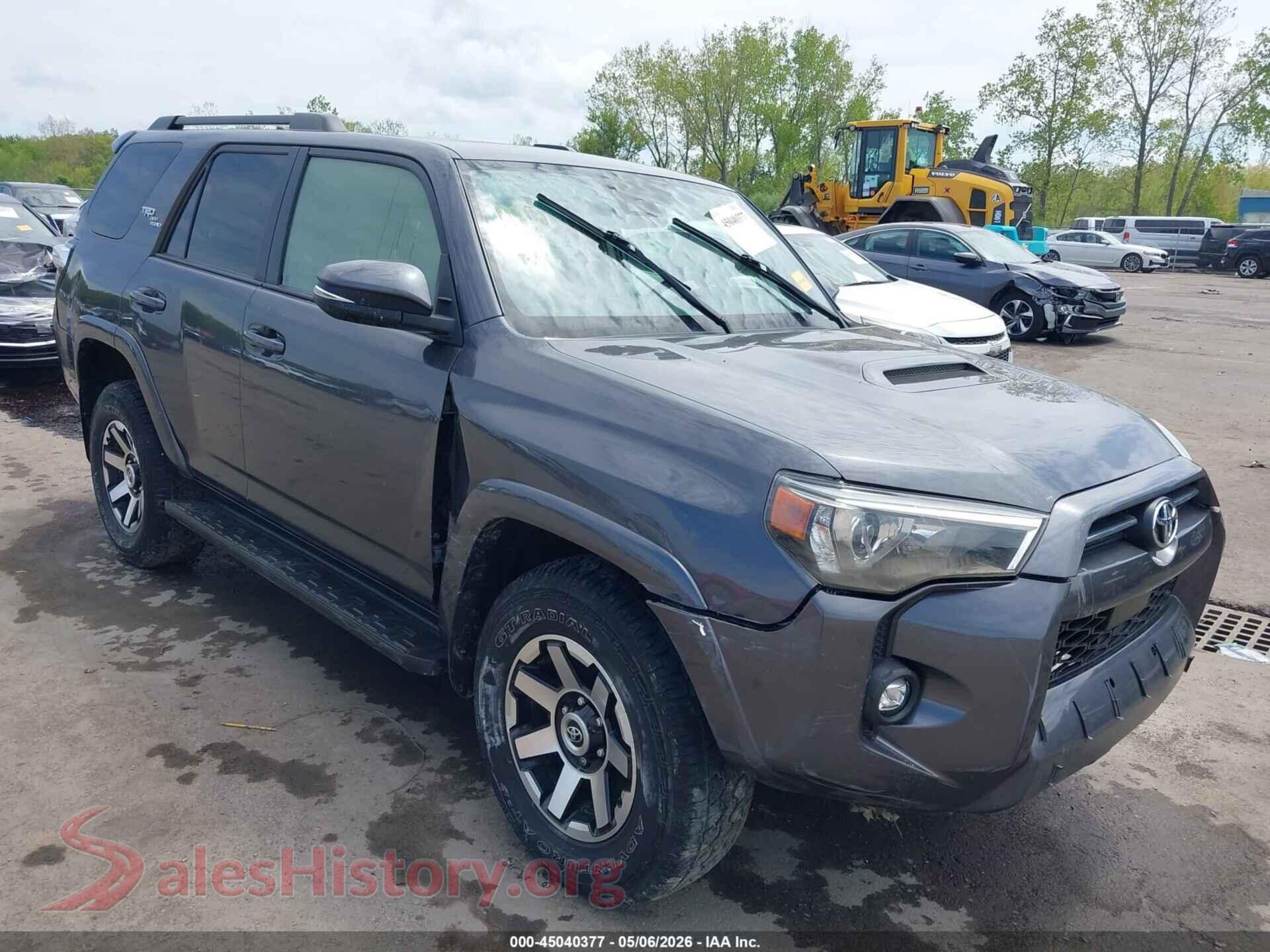 2021 TOYOTA 4RUNNER — VIN JTERU5JR9M5837842