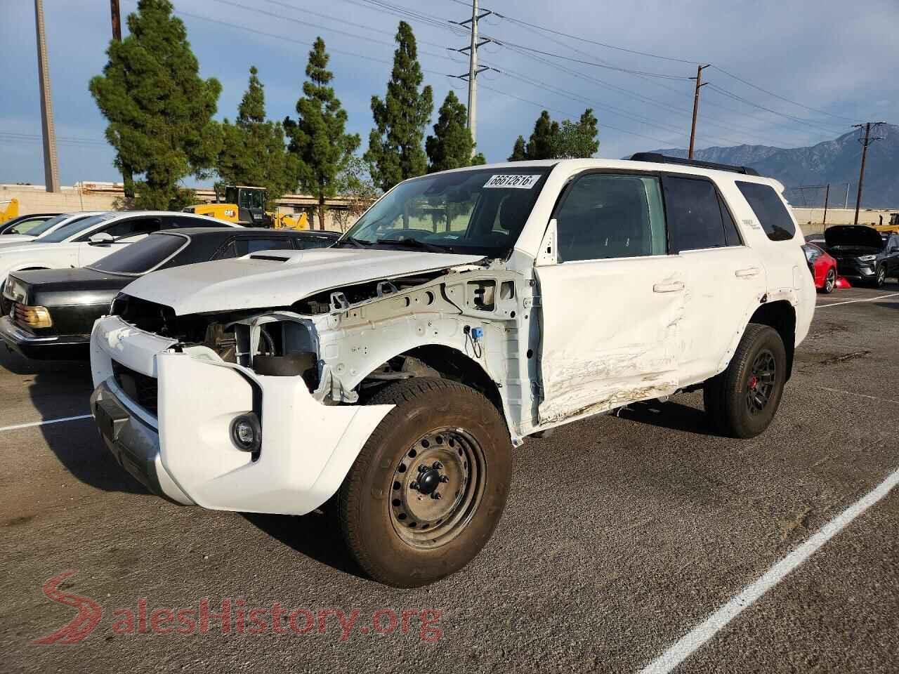 2022 TOYOTA 4RUNNER — VIN JTERU5JR9N6002061