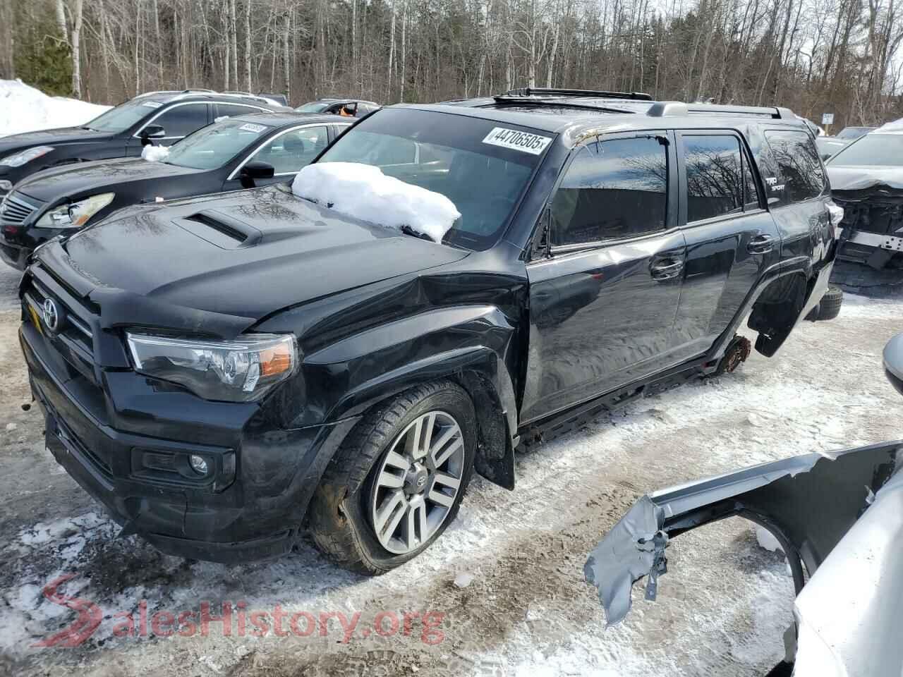 2022 TOYOTA 4RUNNER — VIN JTESU5JR9N6019136