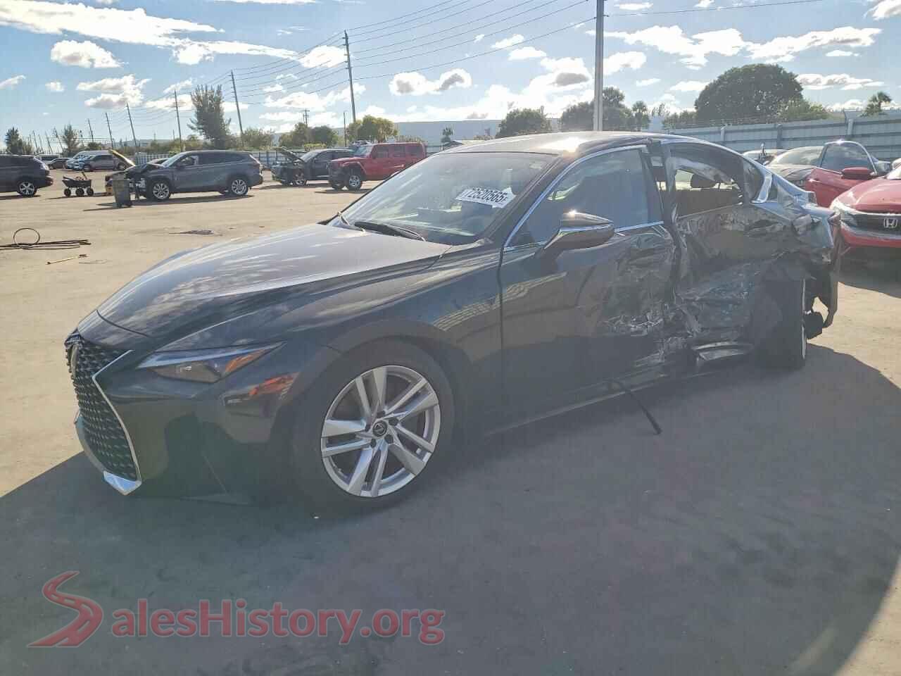 2022 LEXUS IS — VIN JTHAA1D24N5122503