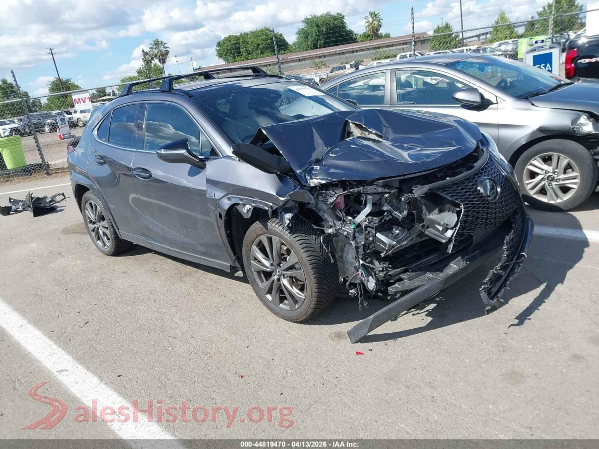 2023 LEXUS UX 250H — VIN JTHB6JBH1P2136585