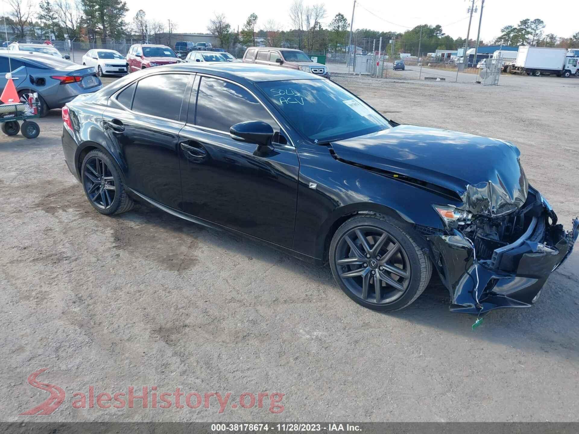 2016 LEXUS IS 200T — VIN JTHBA1D22G5011486