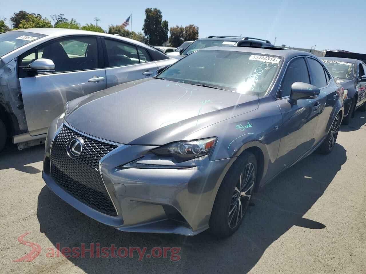 2016 LEXUS IS — VIN JTHBA1D24G5007584