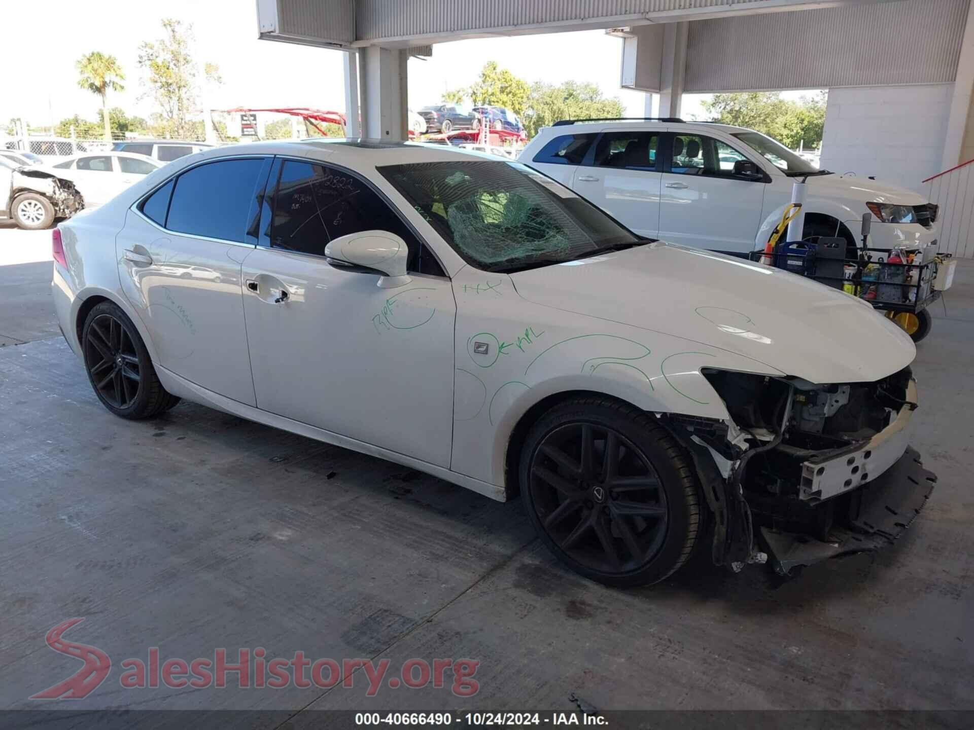2019 LEXUS IS 300 — VIN JTHBA1D26K5090878