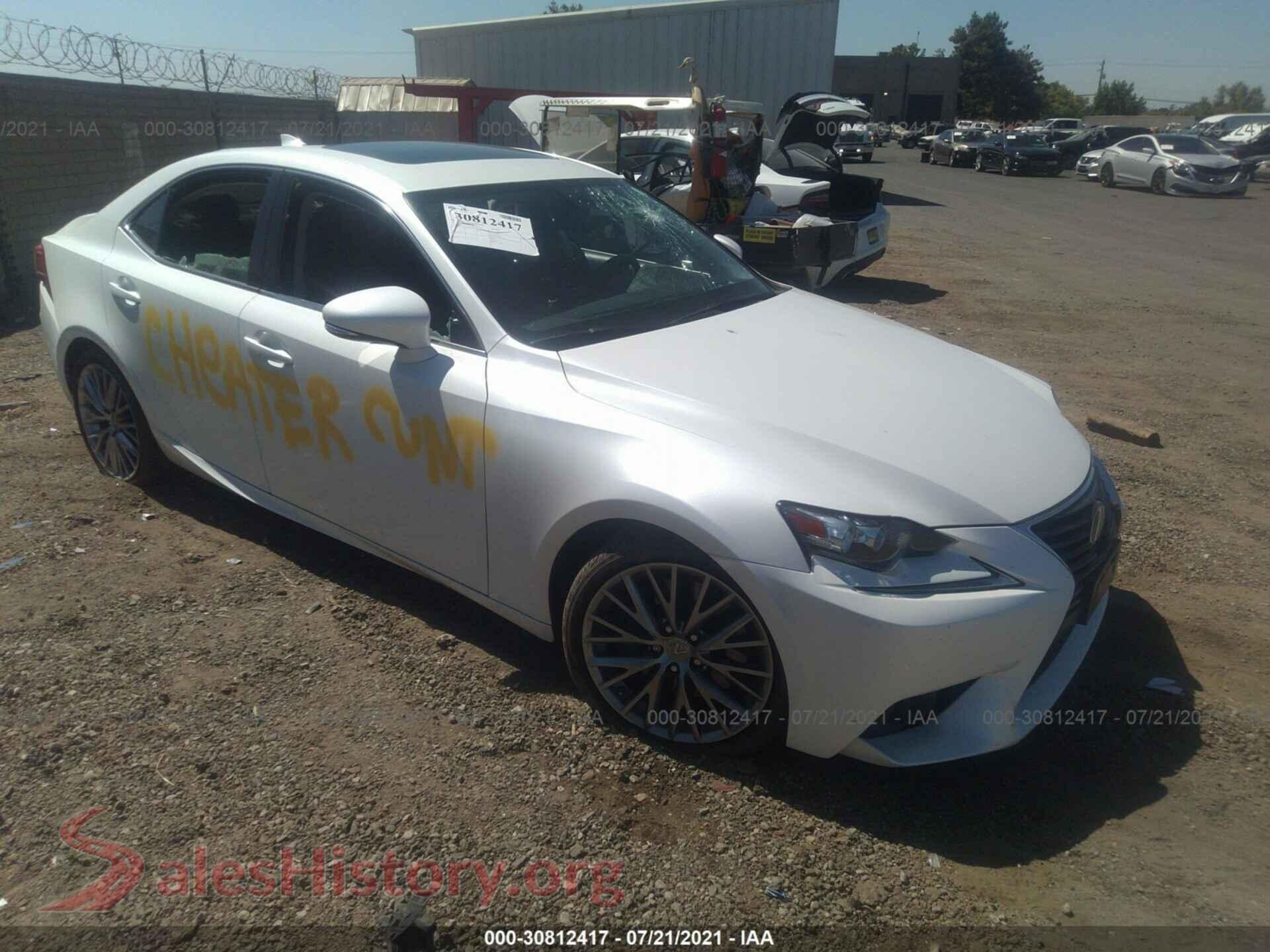 2016 LEXUS IS 200T — VIN JTHBA1D27G5012391