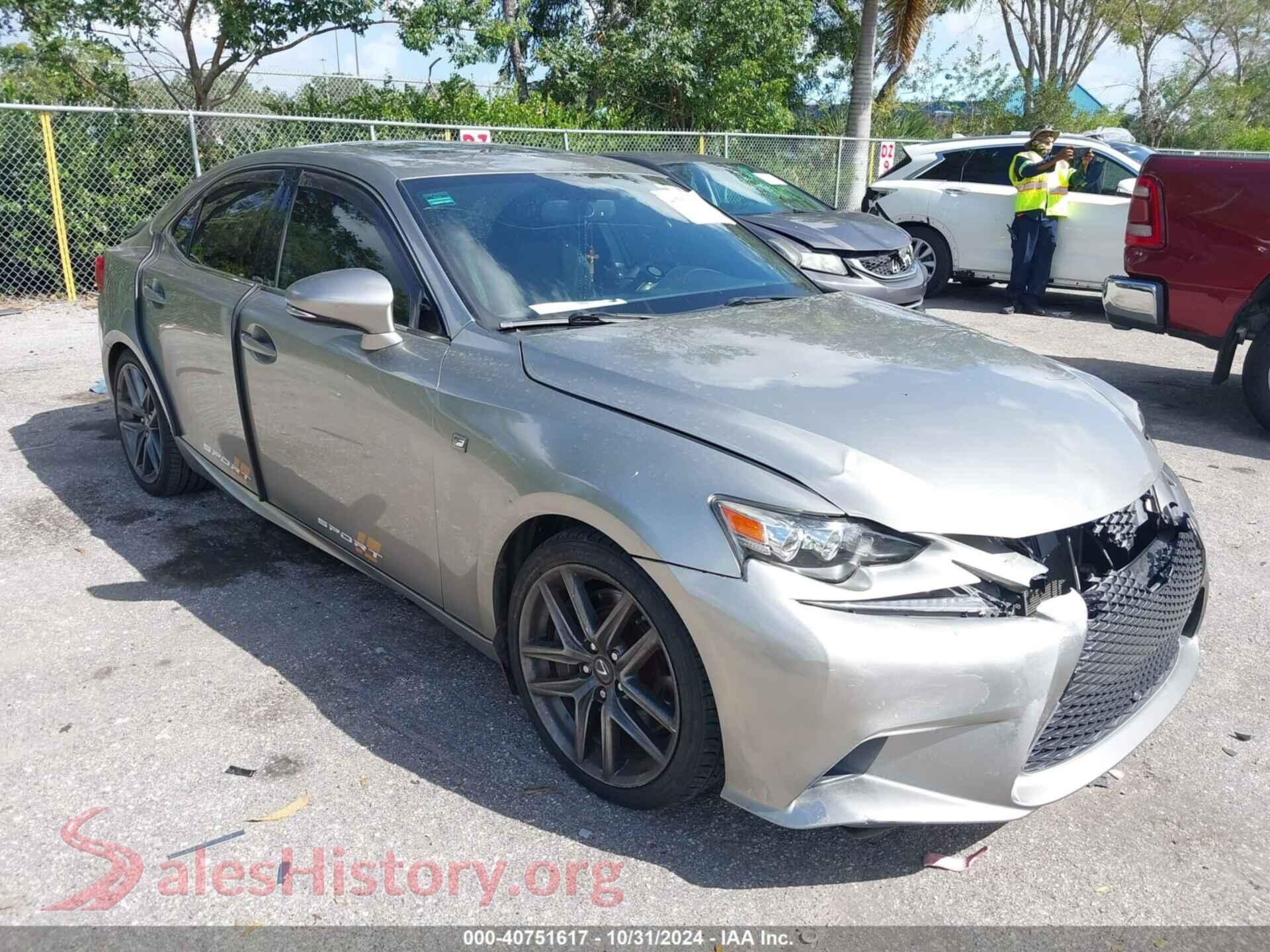 2016 LEXUS IS 200T — VIN JTHBA1D28G5034853