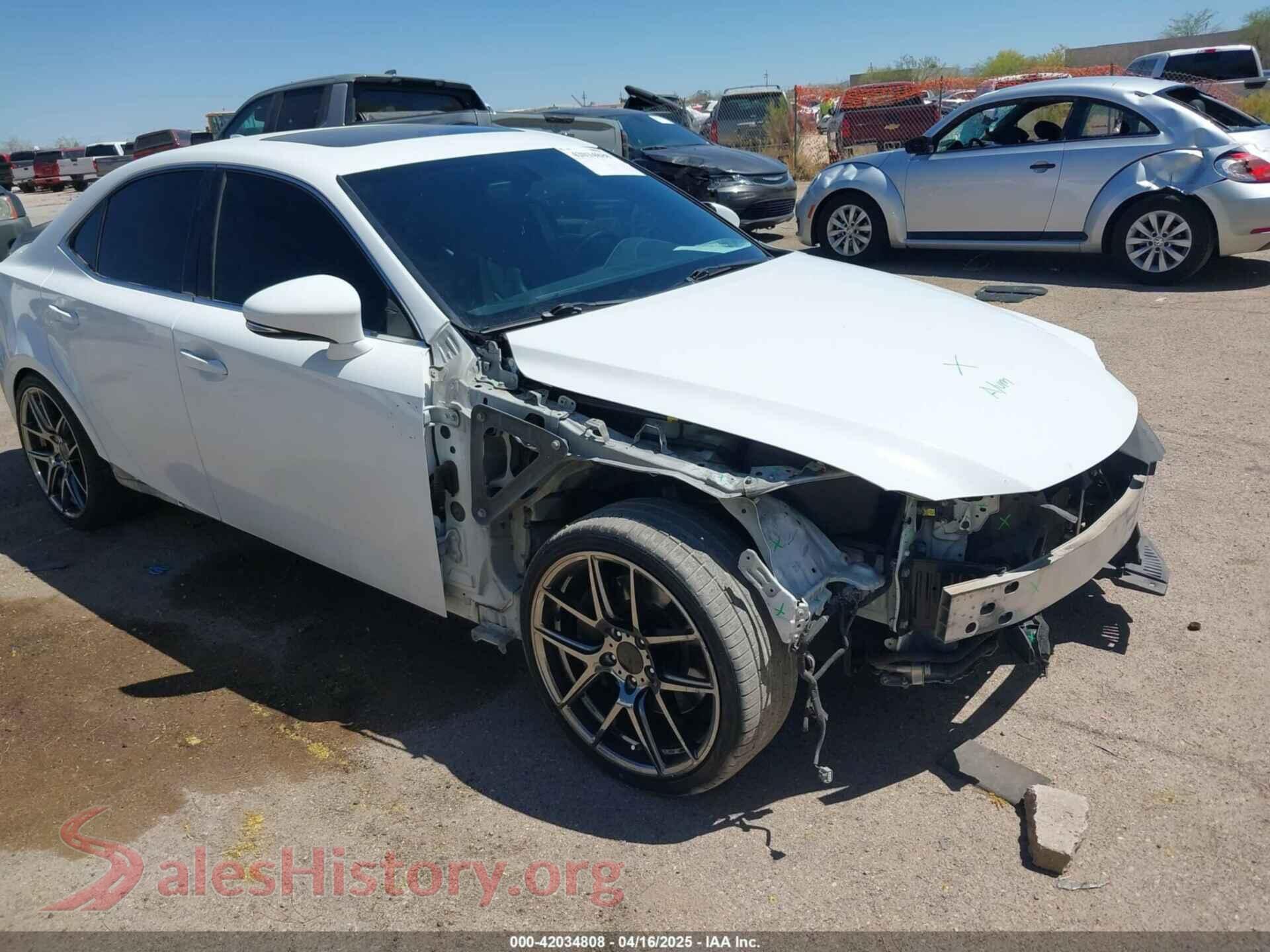 2016 LEXUS IS 200T — VIN JTHBA1D28G5037445