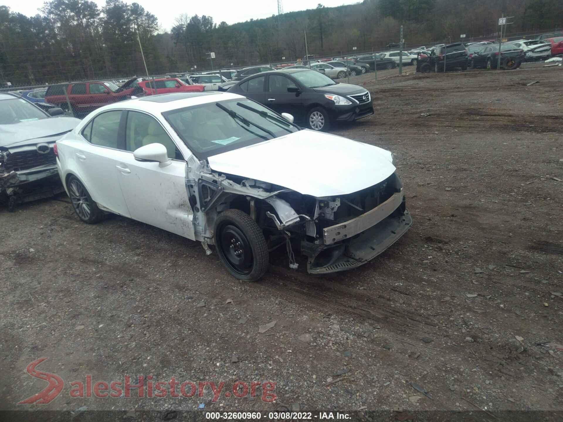 2016 LEXUS IS 200T — VIN JTHBA1D29G5008701