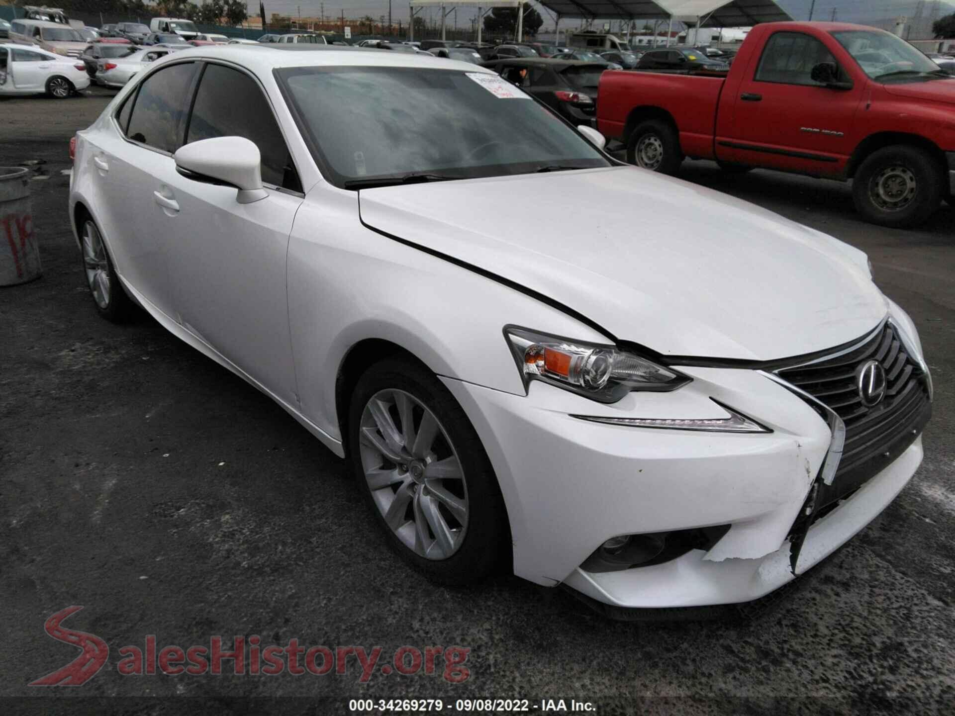 2016 LEXUS IS 200T — VIN JTHBA1D29G5029628