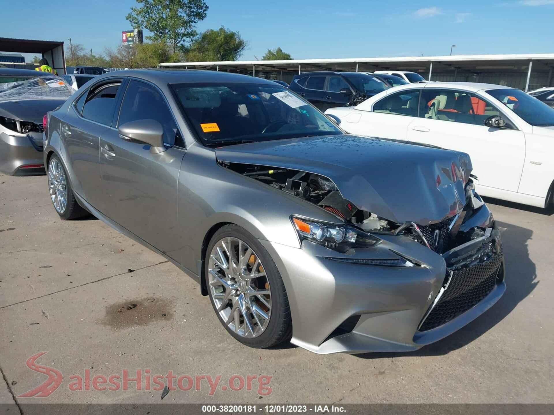 2016 LEXUS IS 200T — VIN JTHBA1D2XG5002101