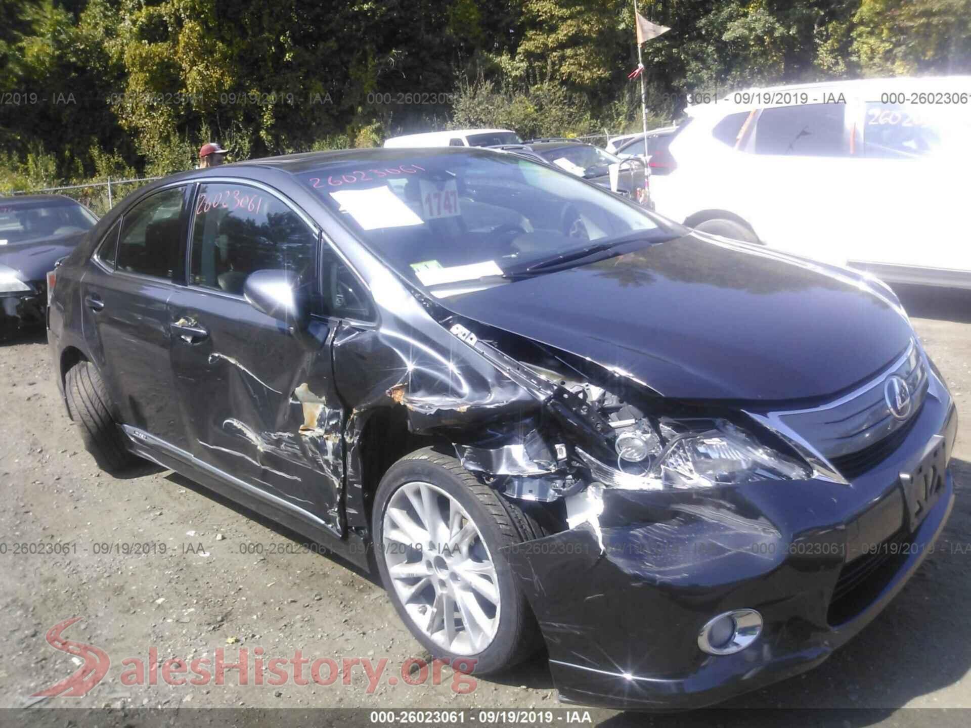 2010 LEXUS HS — VIN JTHBB1BA3A2010234