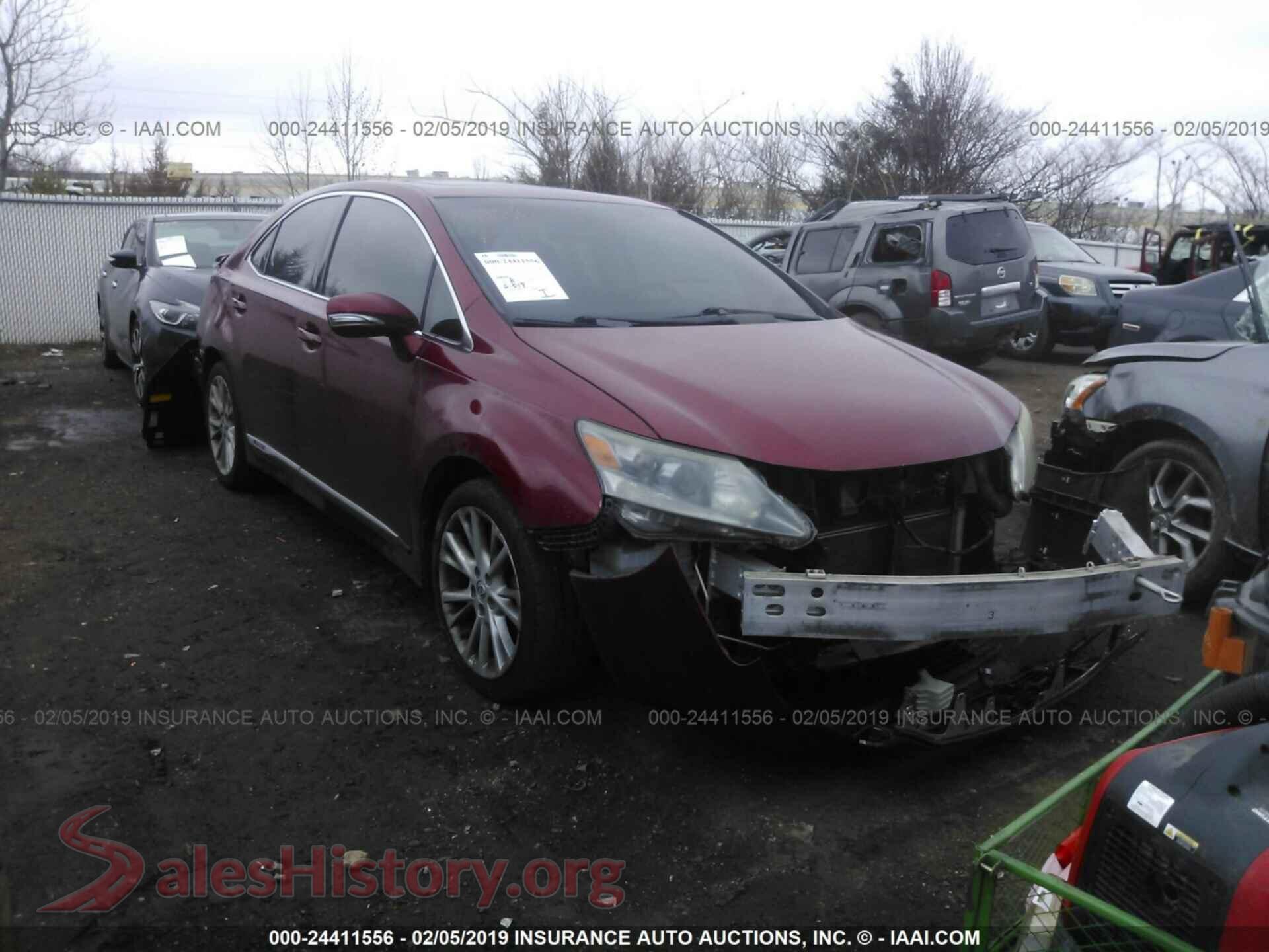 2010 LEXUS HS — VIN JTHBB1BA6A2001110