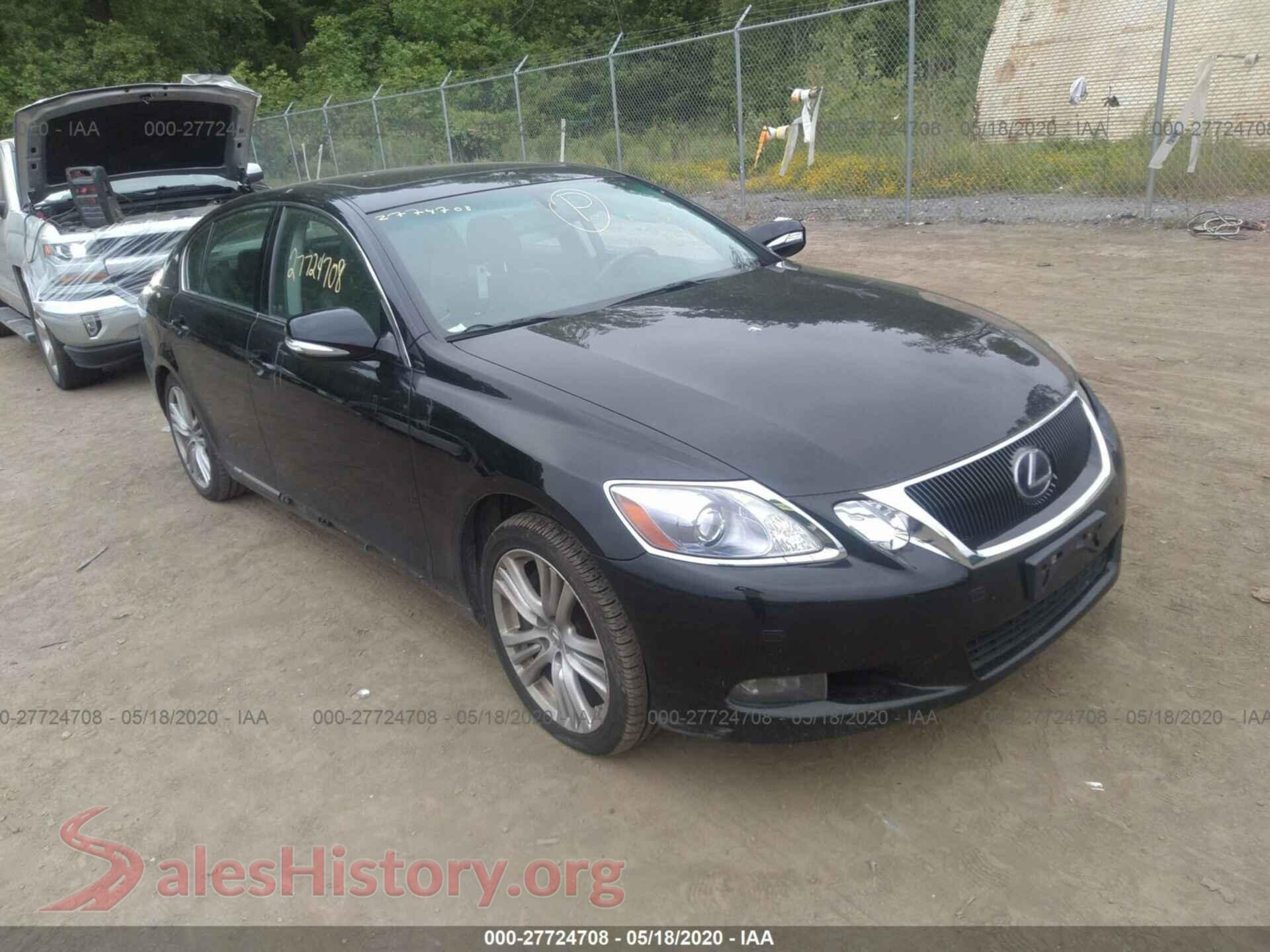2009 LEXUS GS 450H — VIN JTHBC96S595018814