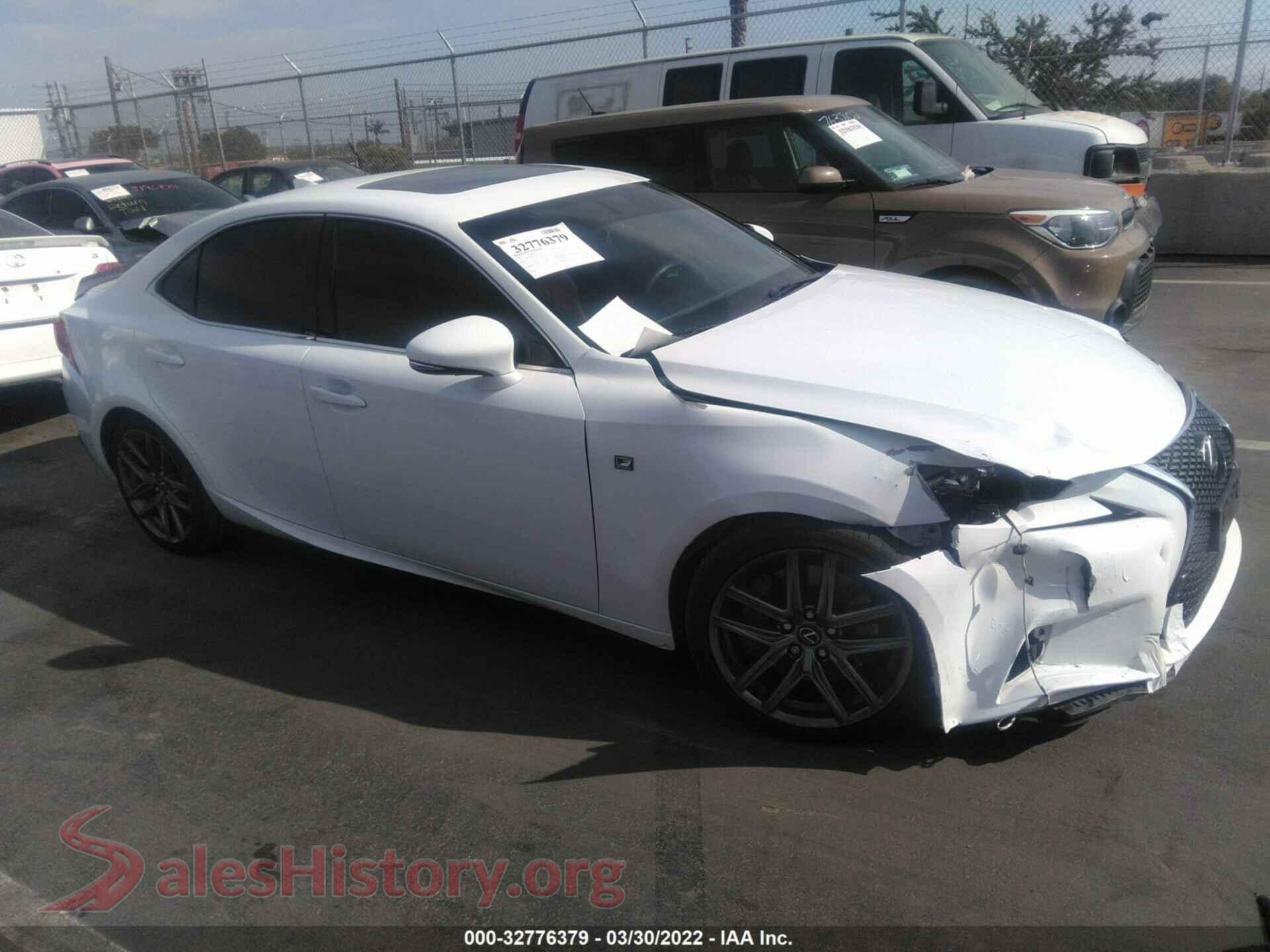2015 LEXUS IS 350 — VIN JTHBE1D21F5021767
