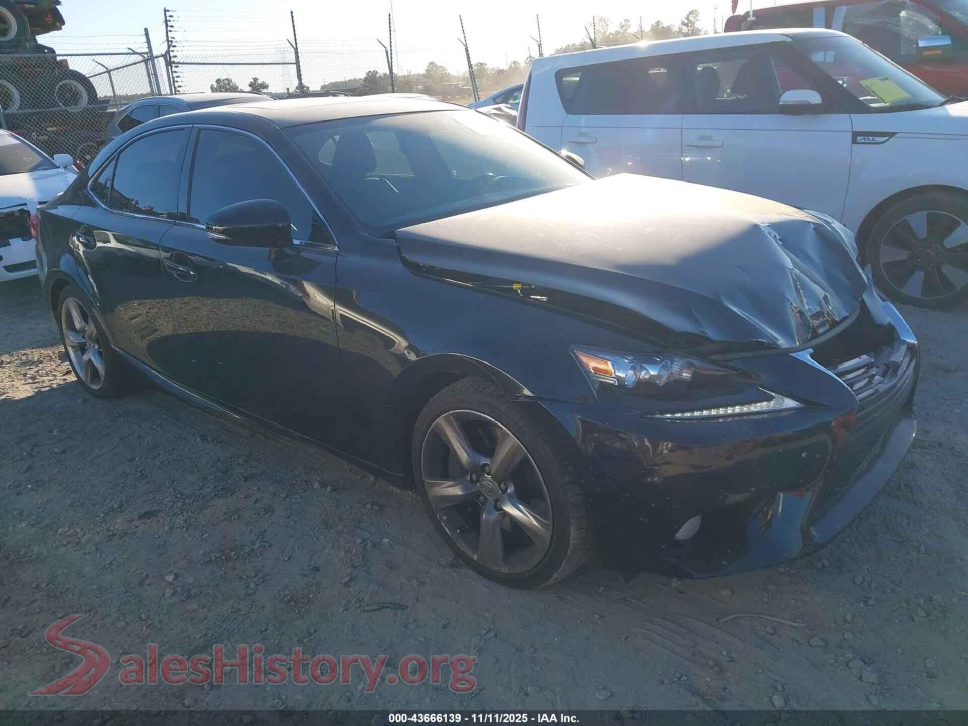 2014 LEXUS IS 350 — VIN JTHBE1D2XE5002214