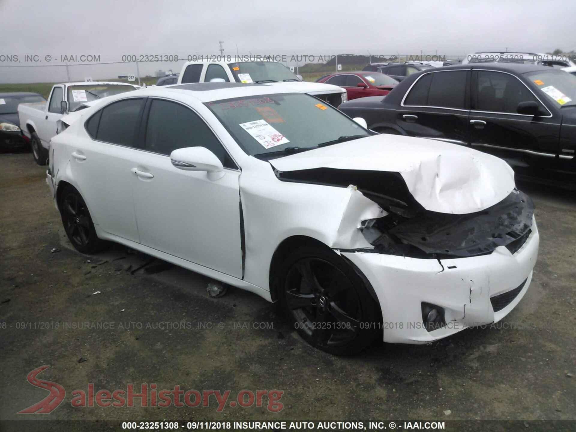 2011 LEXUS IS — VIN JTHBE5C26B5025784