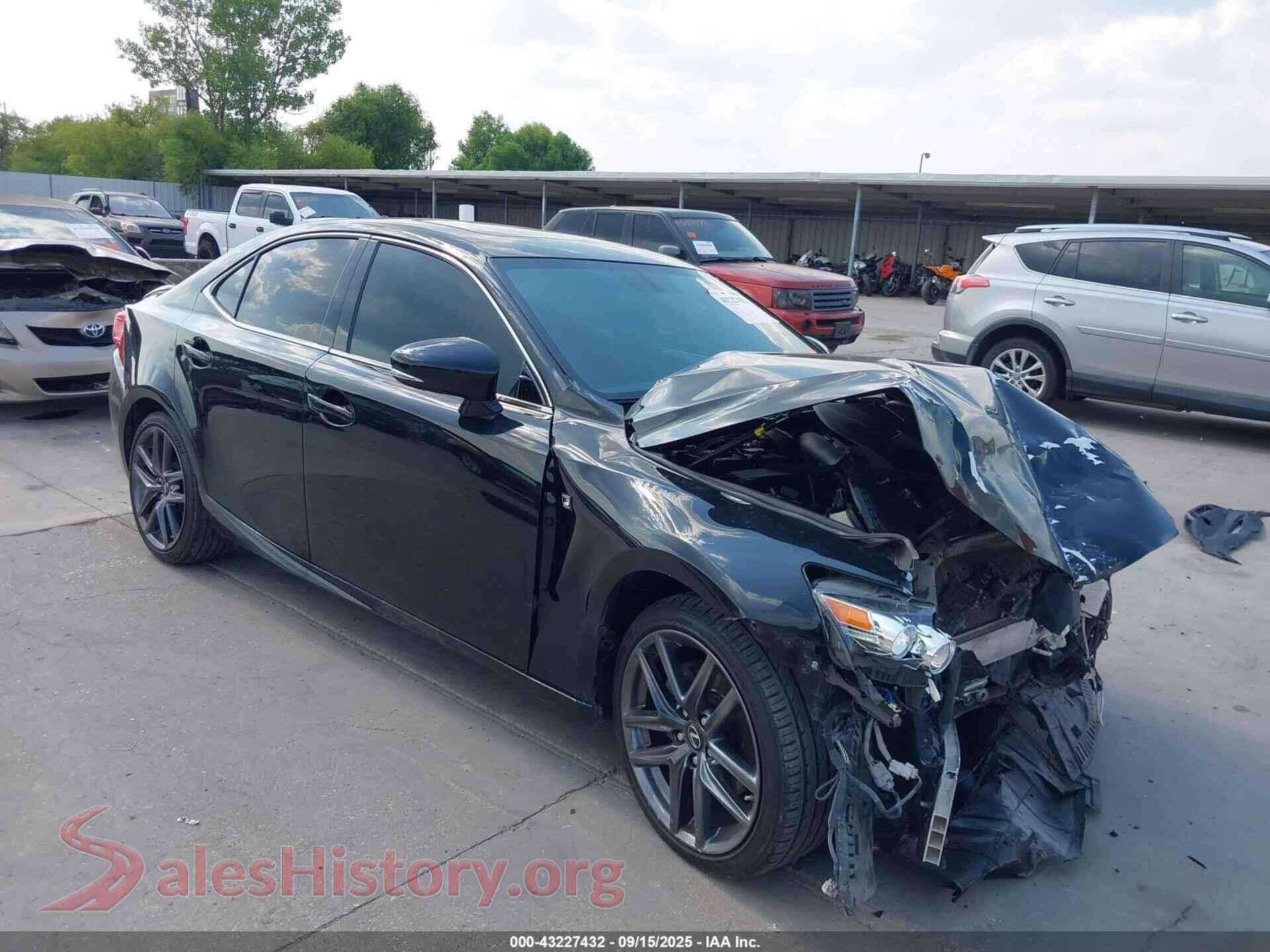 2015 LEXUS IS 250 — VIN JTHBF1D20F5082850