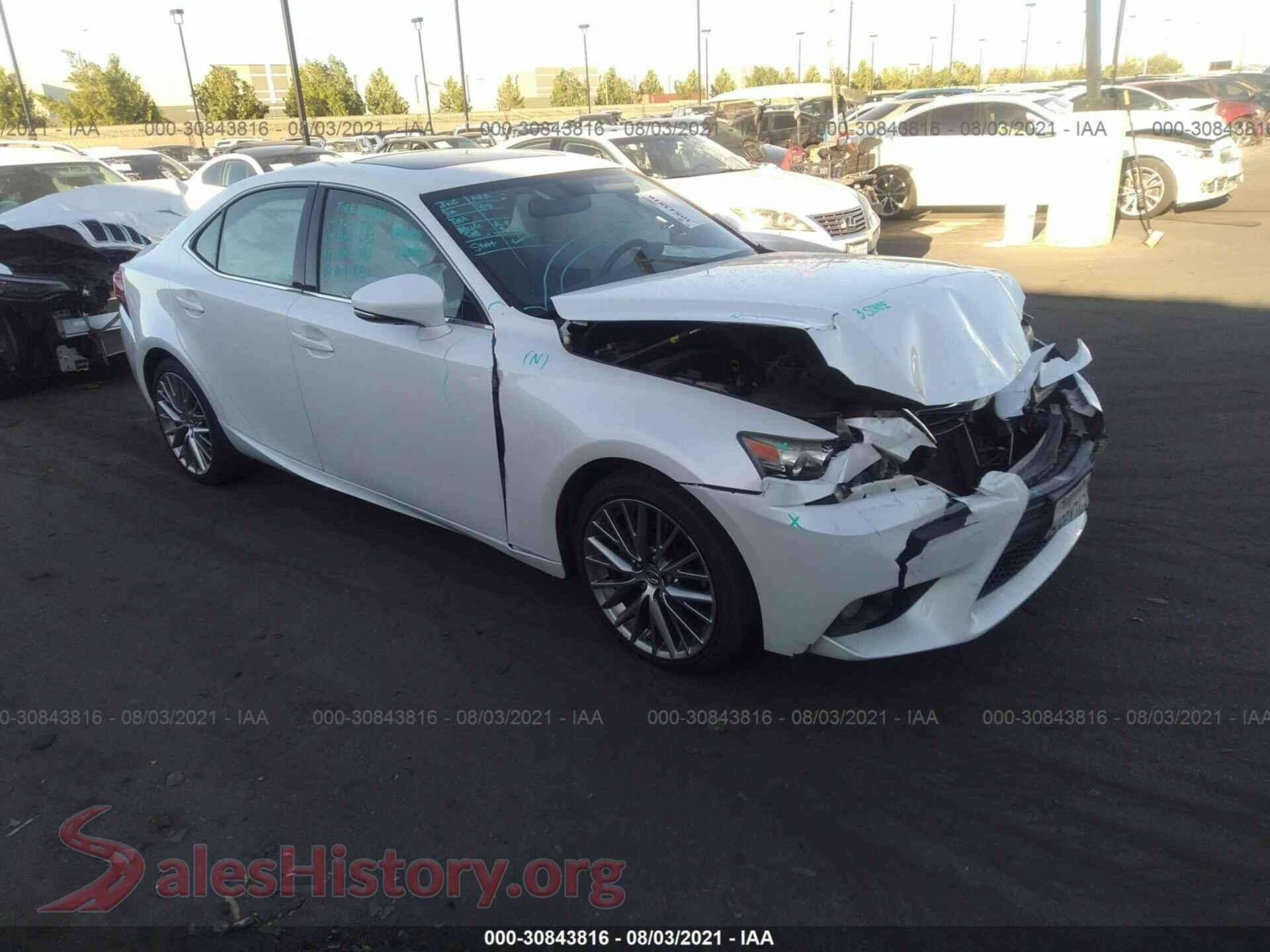 2014 LEXUS IS 250 — VIN JTHBF1D21E5003099