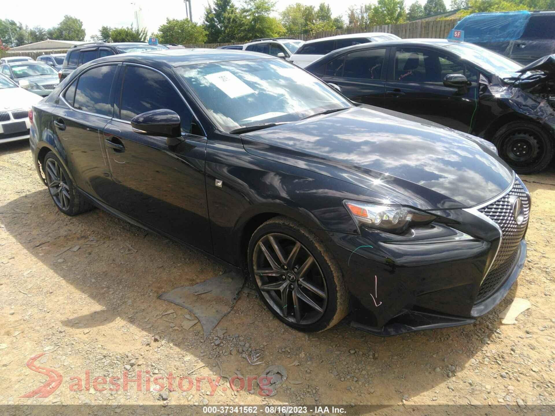 2015 LEXUS IS 250 — VIN JTHBF1D21F5074885