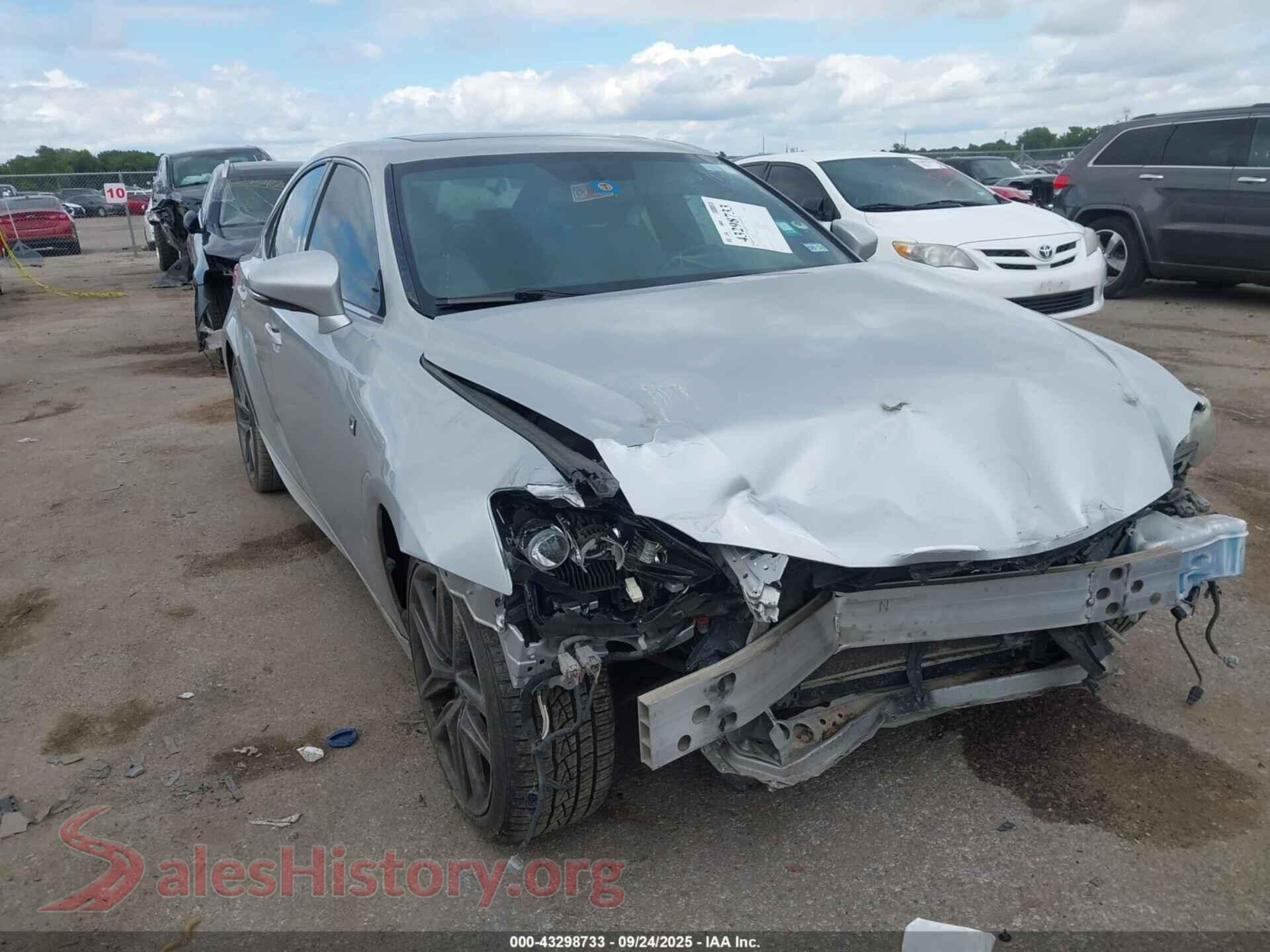 2014 LEXUS IS 250 — VIN JTHBF1D24E5007499