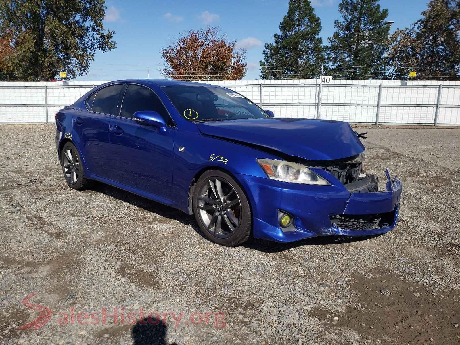 2011 LEXUS IS — VIN JTHBF5C28B5137726