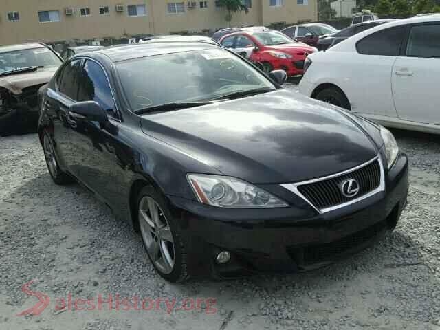 2011 LEXUS IS250 — VIN JTHBF5C29B5140814