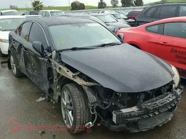 2008 LEXUS IS250 — VIN JTHBK262282072145