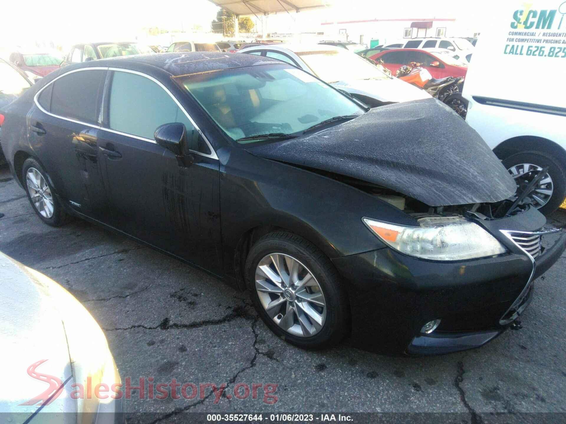 2014 LEXUS ES 300H — VIN JTHBW1GG3E2042348