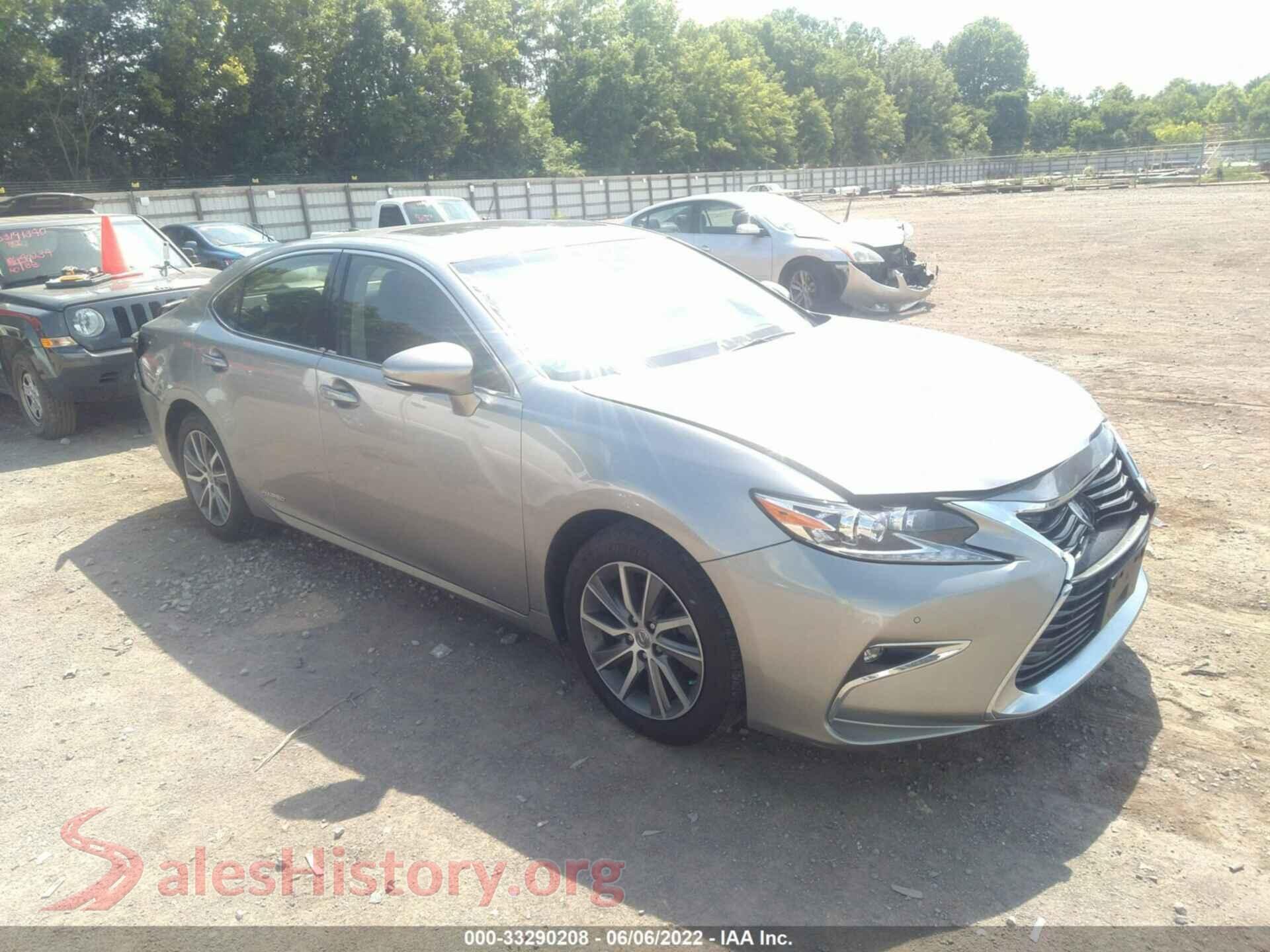 2018 LEXUS ES — VIN JTHBW1GG5J2167863