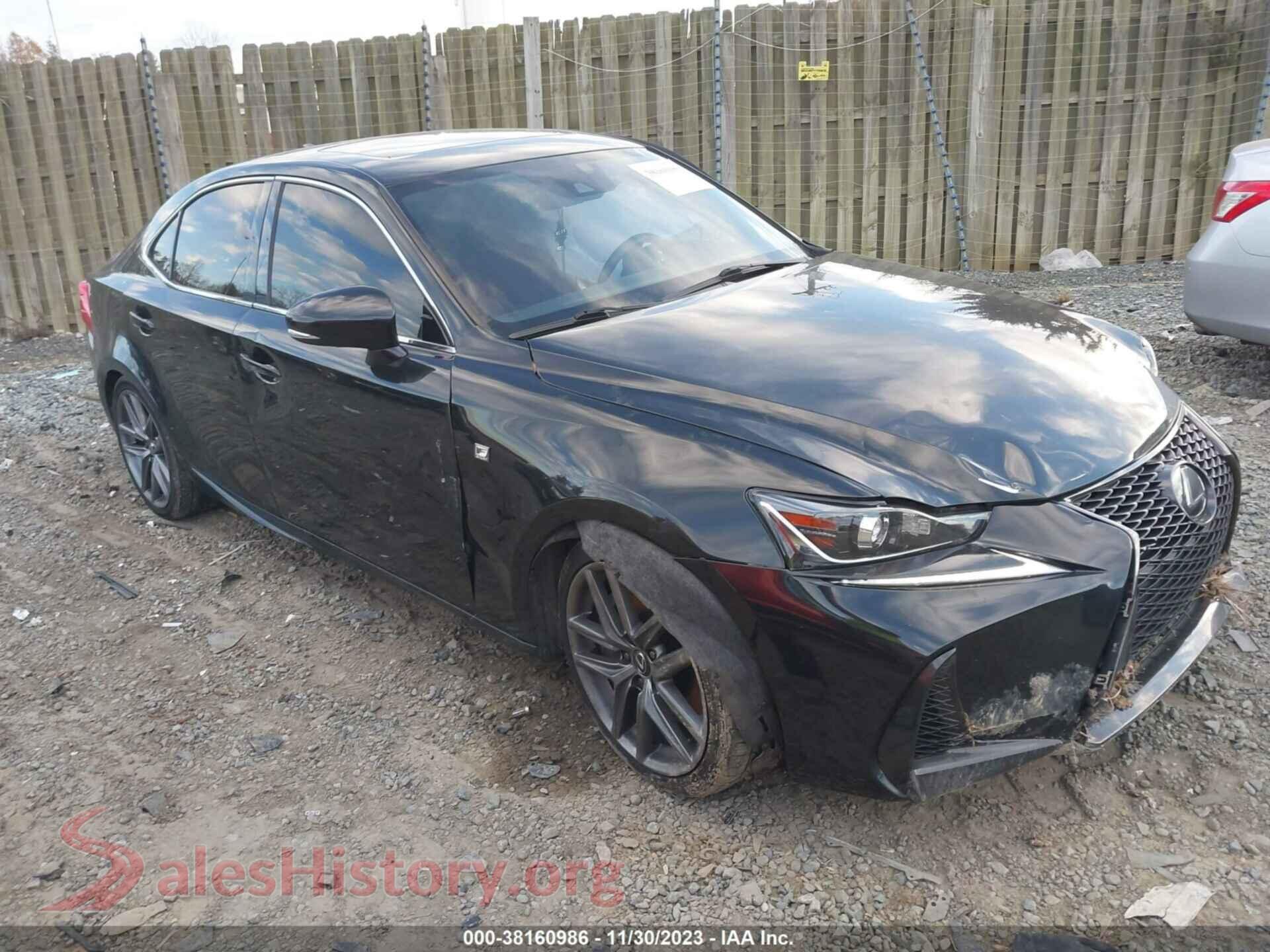 2019 LEXUS IS 300 — VIN JTHC81D20K5037853